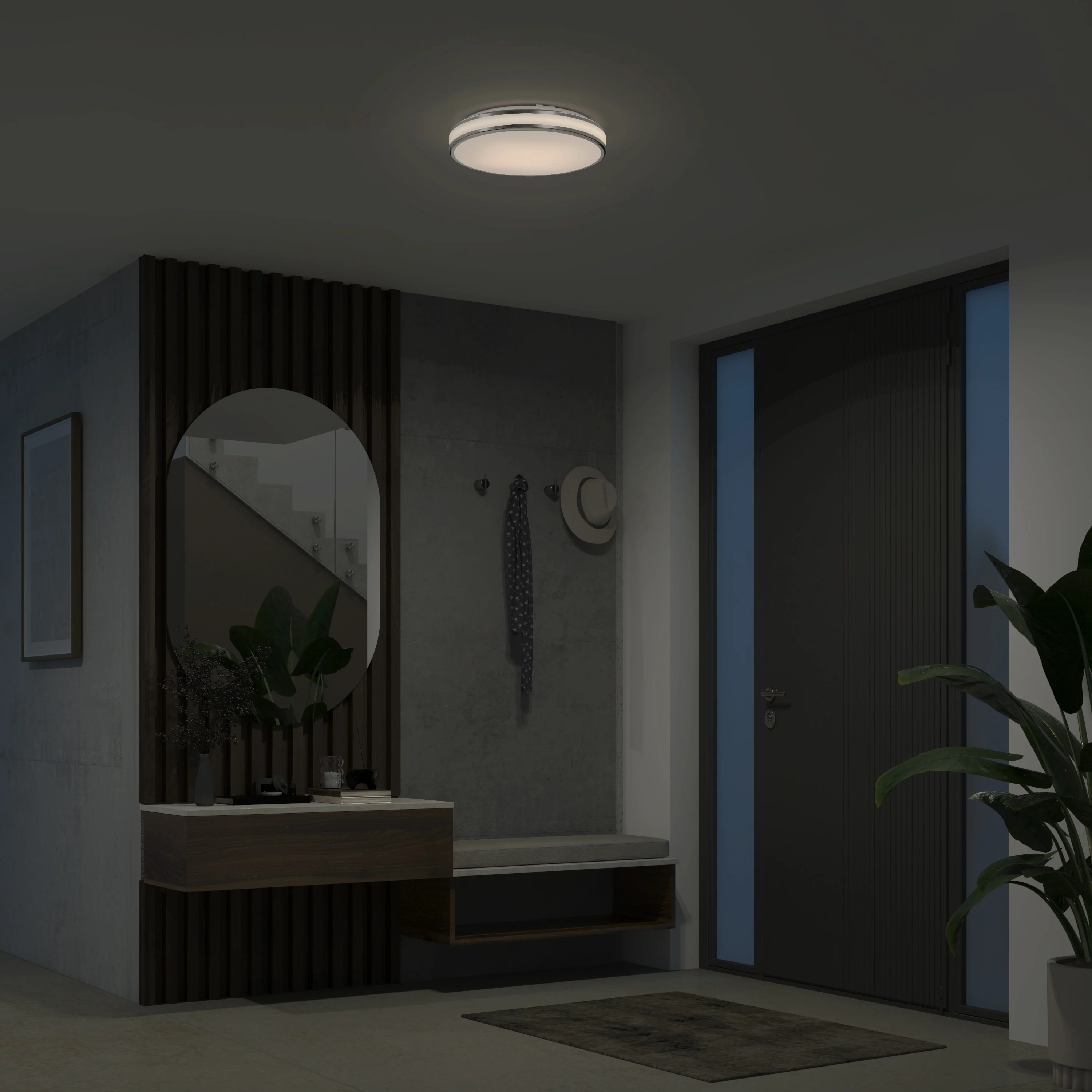 Hemisphere 15 in. LED flush mount light 5 CCT - Image 74