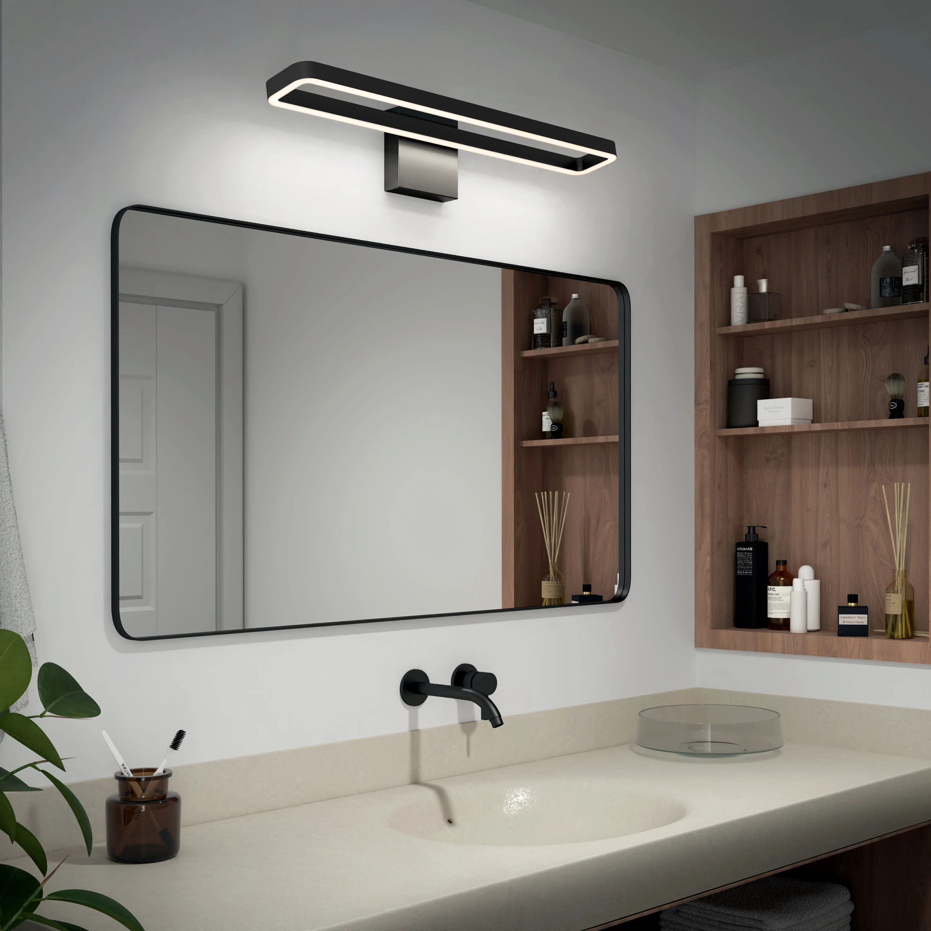 Hinge LED modern bathroom vanity light 3 CCT - Image 2