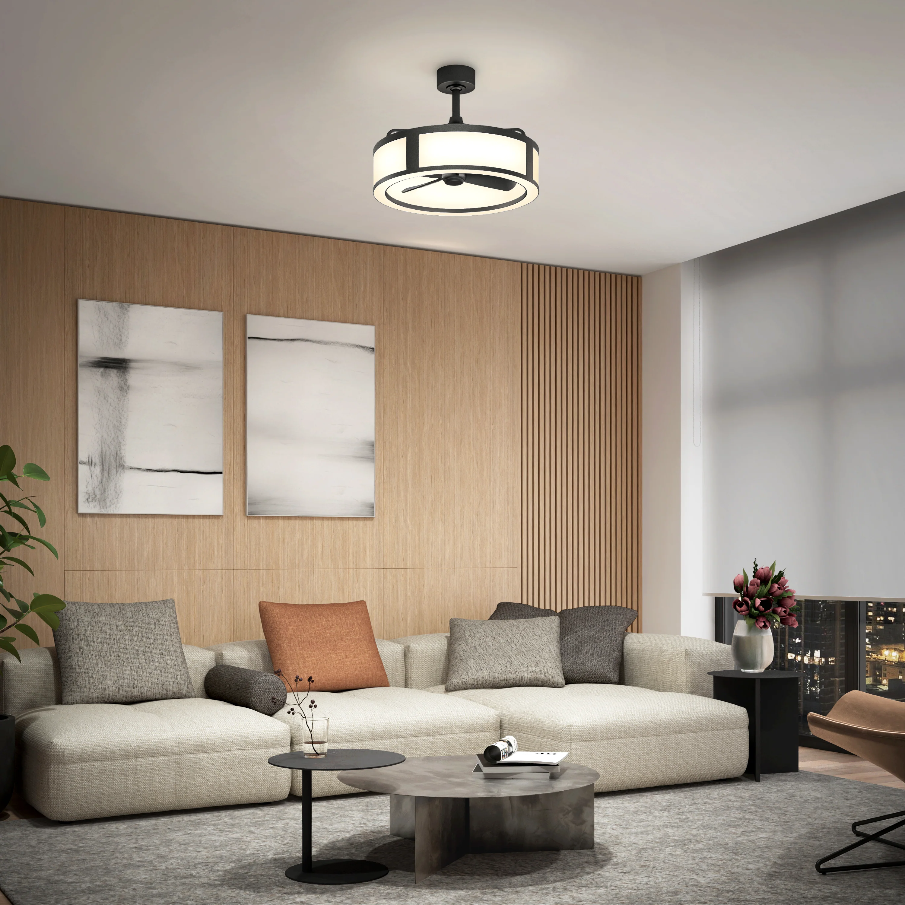 Huxley 23 in. LED modern ceiling fan 3 speeds - Image 10