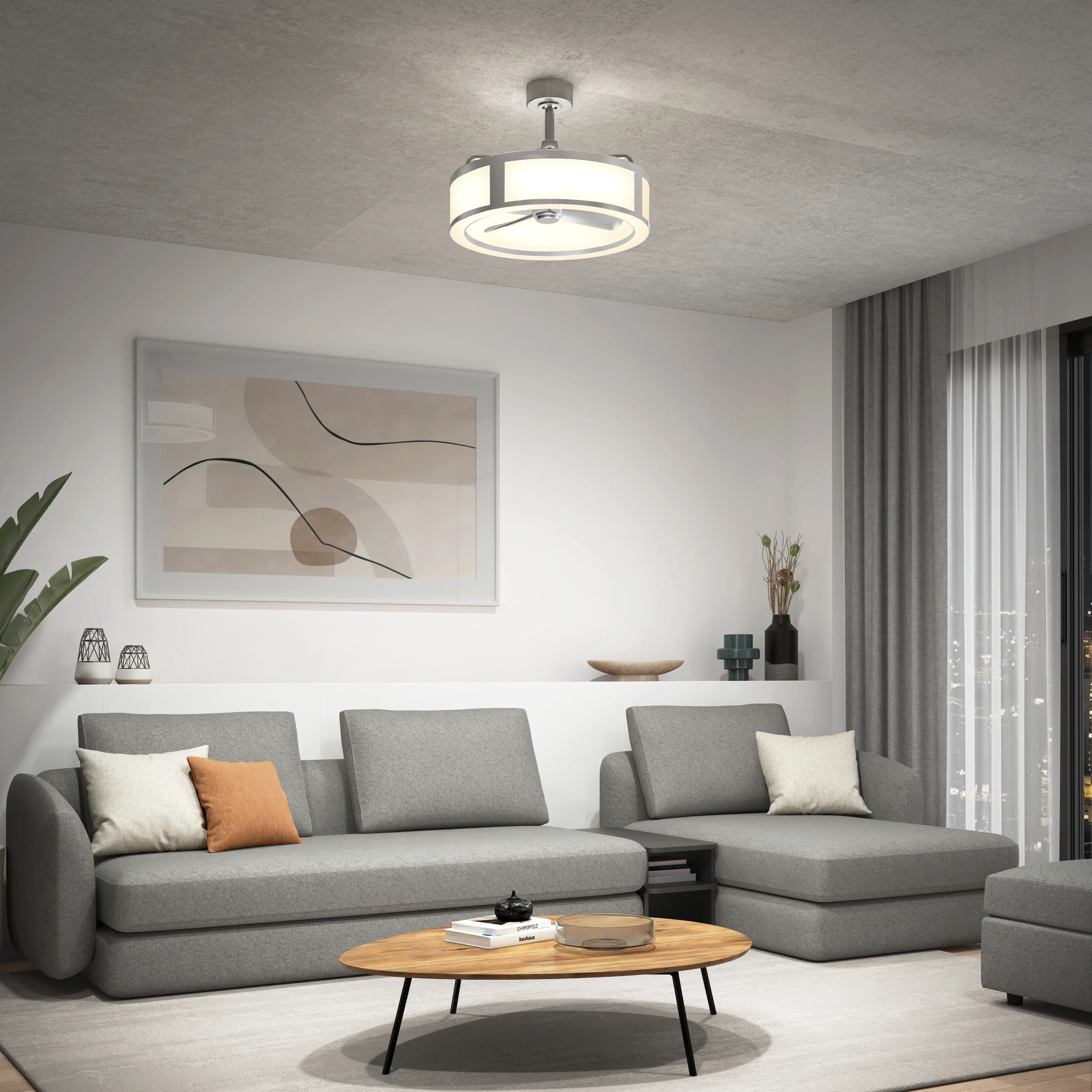 Huxley 23 in. LED modern ceiling fan 3 speeds - Image 24