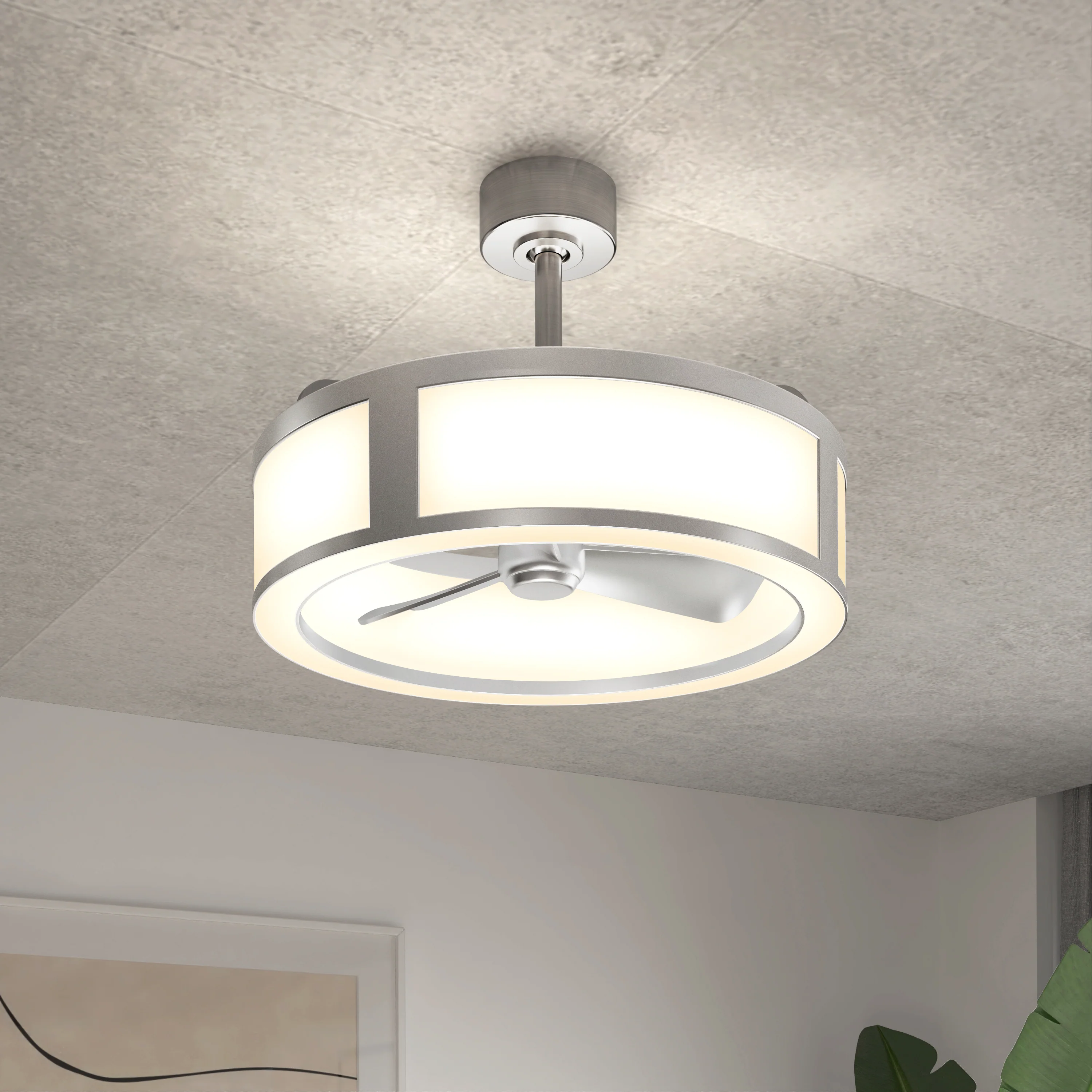 Huxley 23 in. LED modern ceiling fan 3 speeds - Image 25