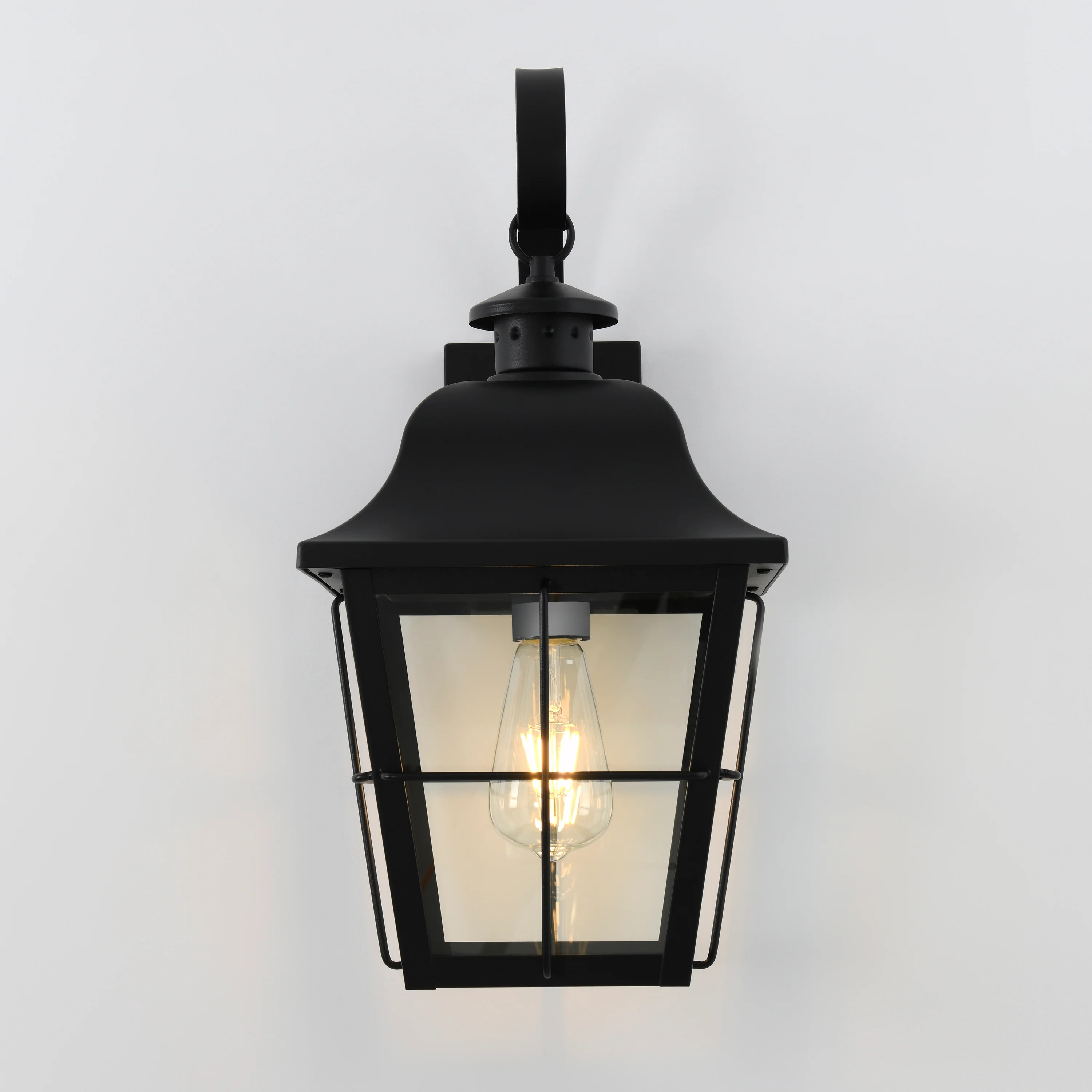 Jatoba outdoor lantern wall light - Image 3