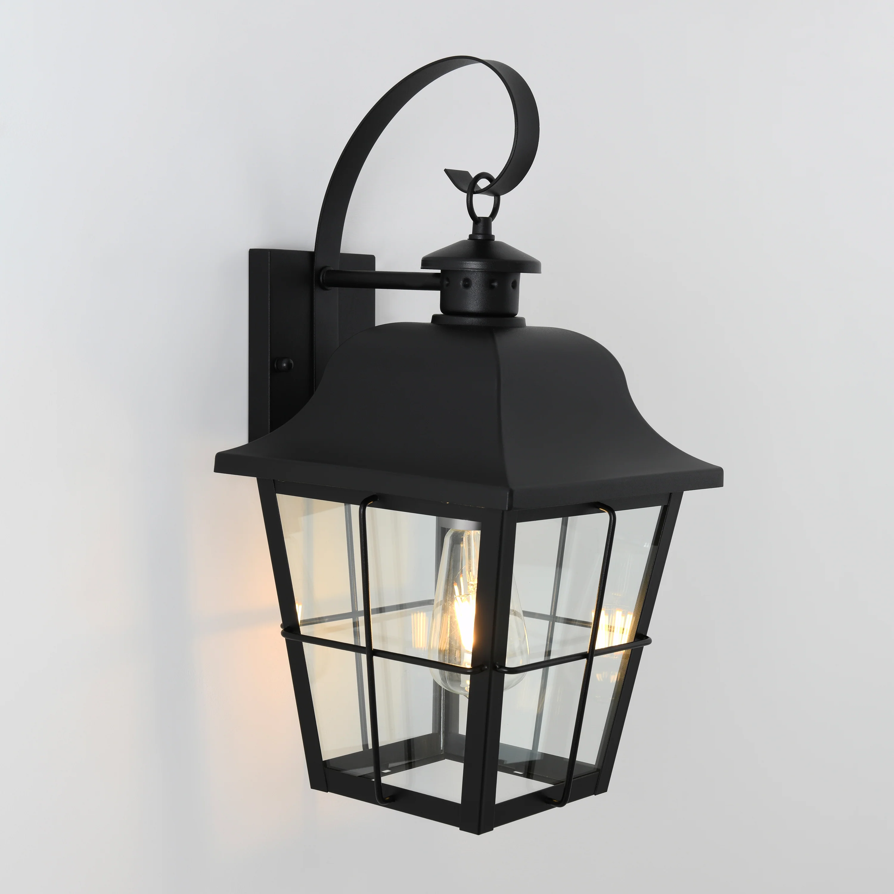 Jatoba outdoor lantern wall light - Image 5