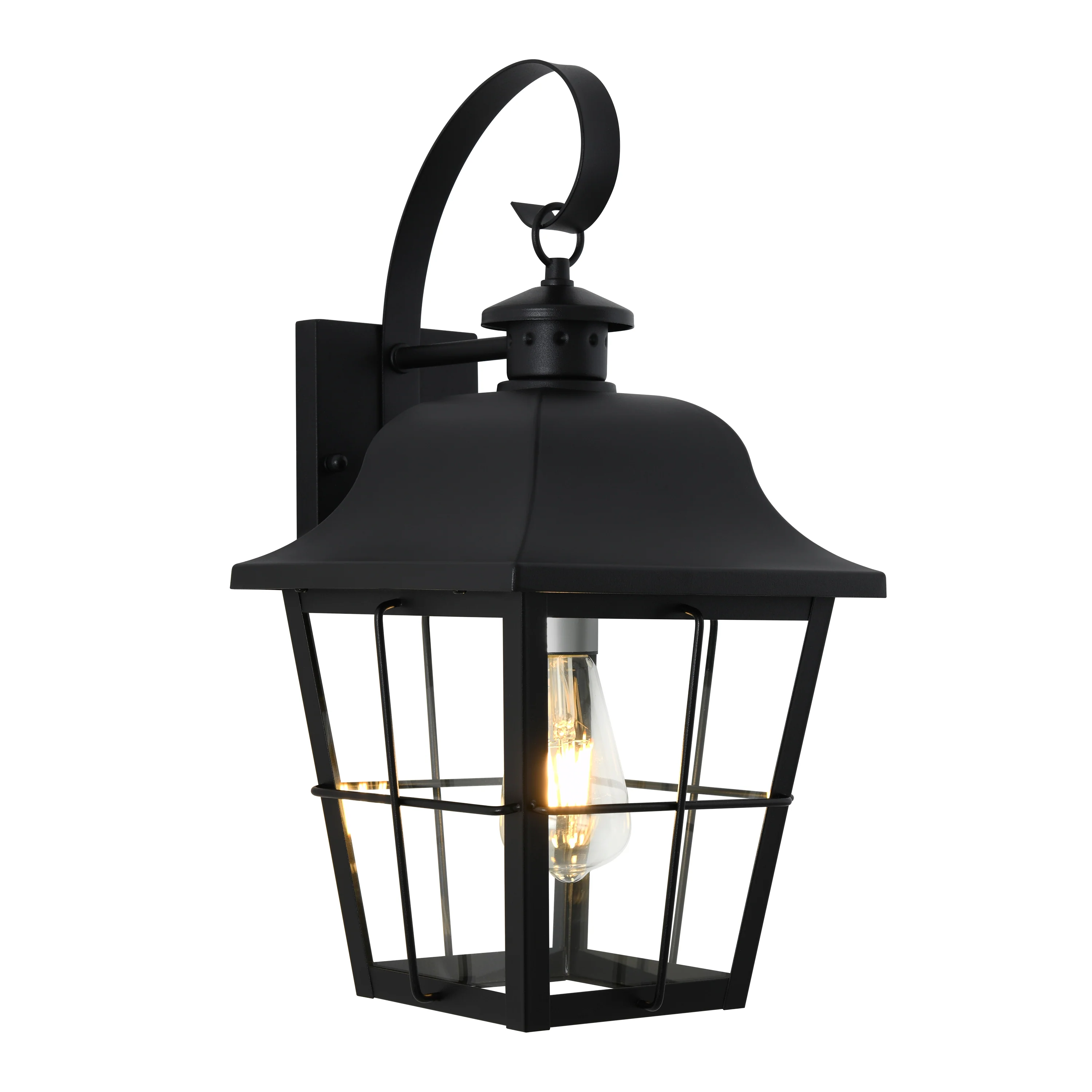 Jatoba outdoor lantern wall light - Image 7