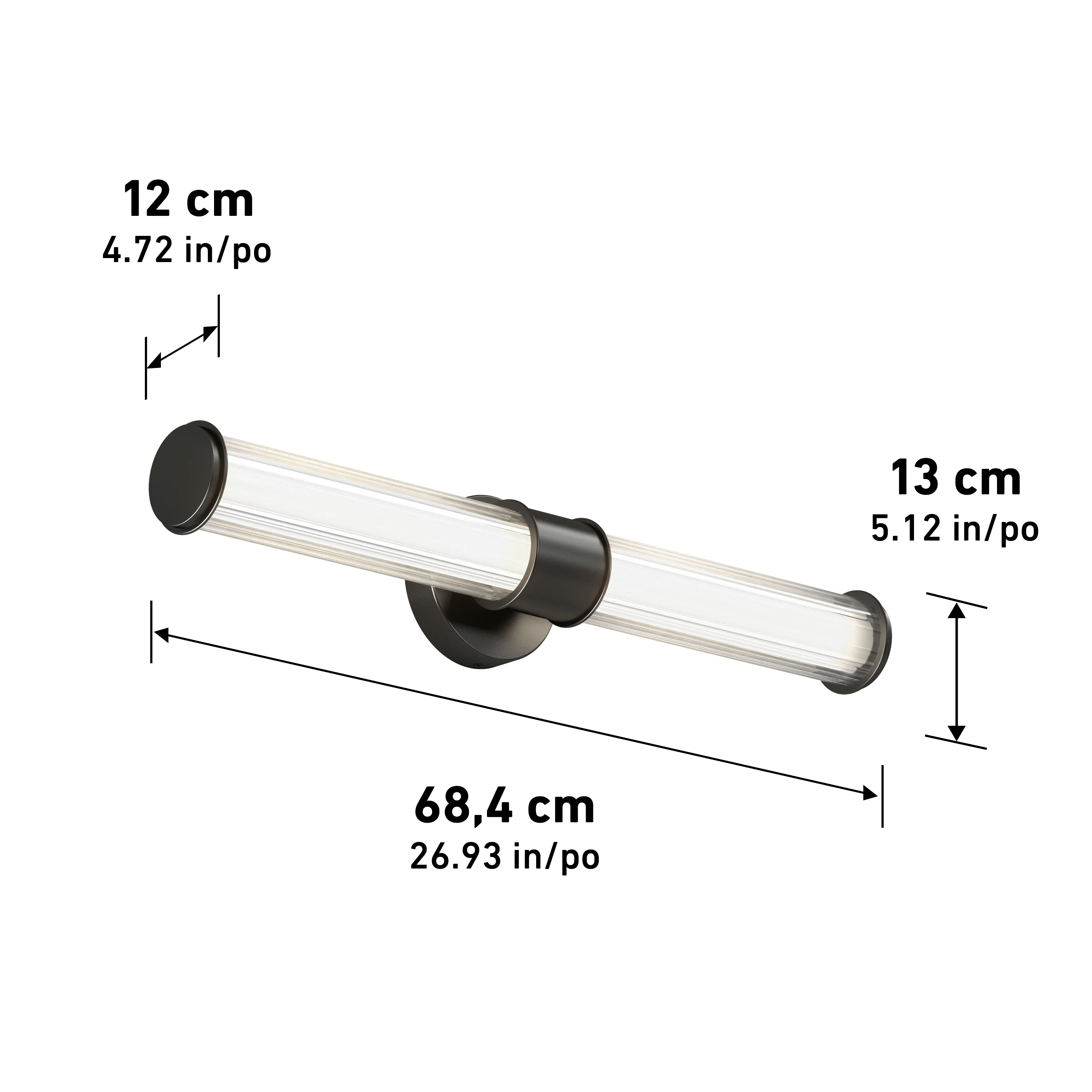 Kendra LED contemporary bathroom vanity light 3 CCT - Image 13