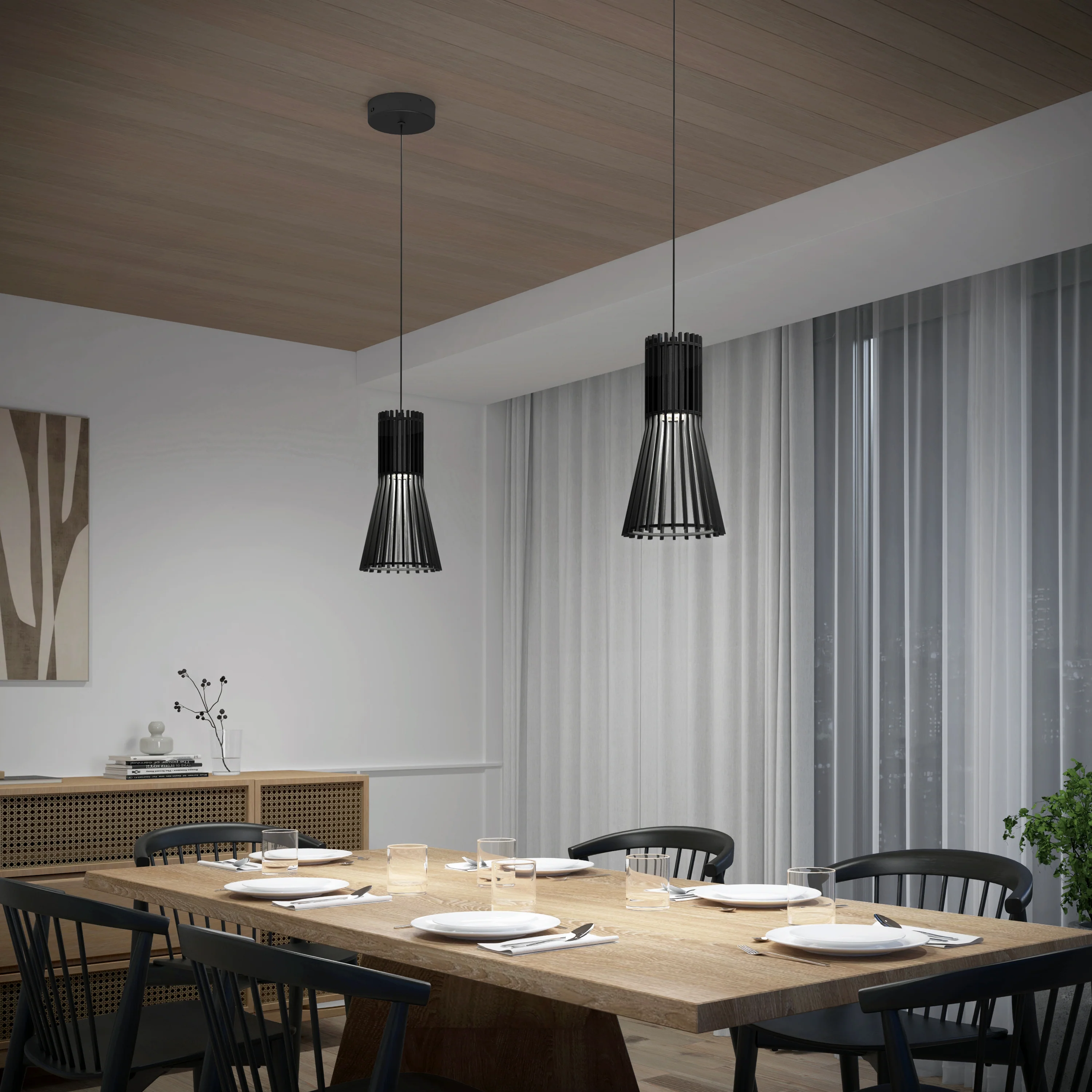 Kiyo modern LED pendant light 3 CCT - Image 17