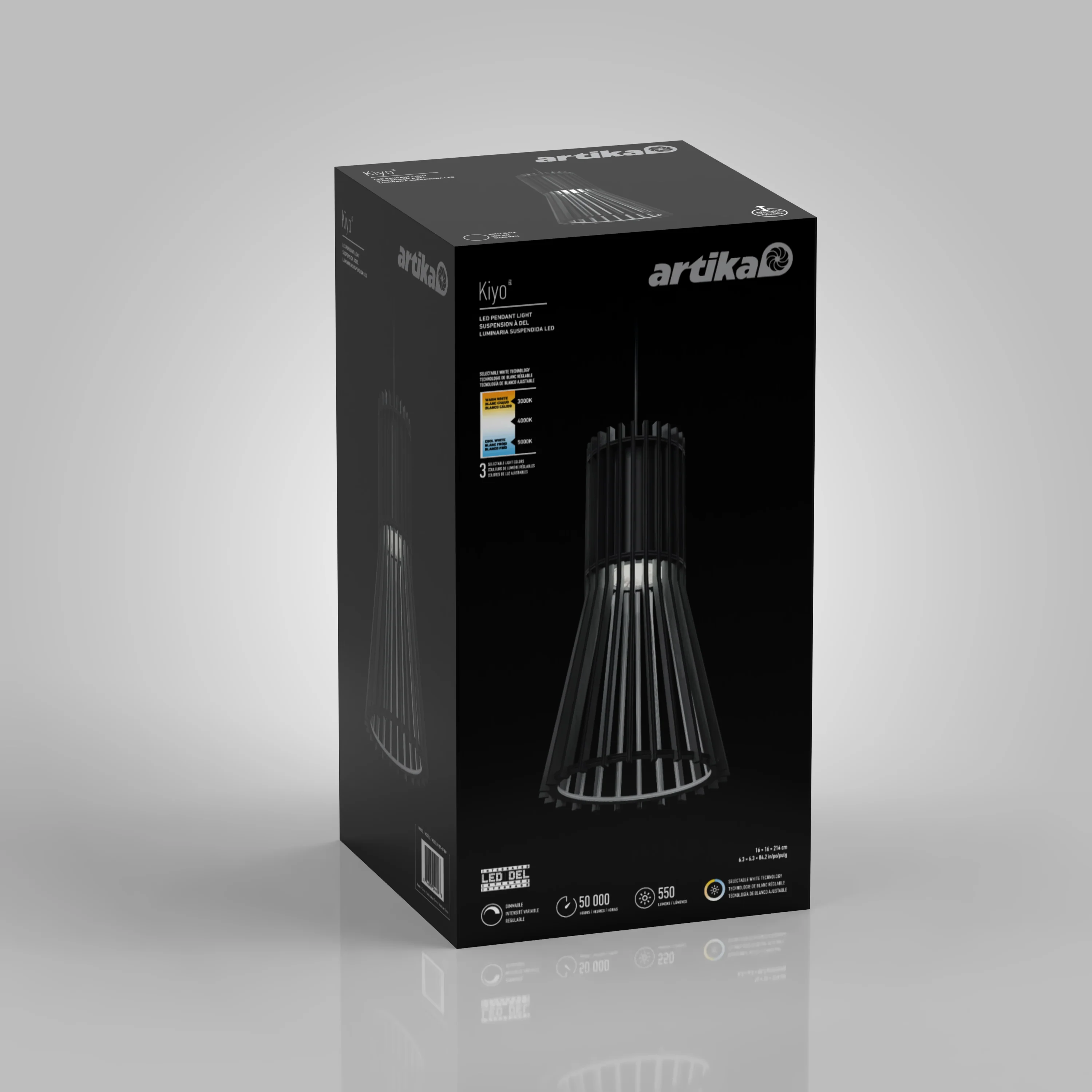 Kiyo modern LED pendant light 3 CCT - Image 19