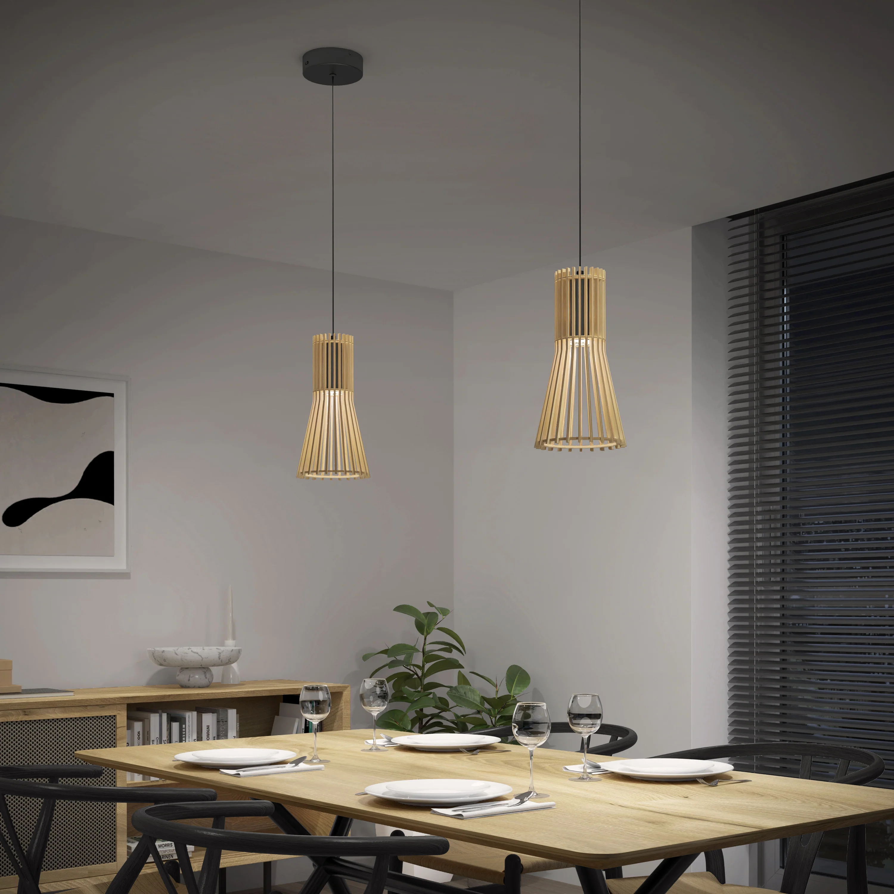 Kiyo modern LED pendant light 3 CCT - Image 32