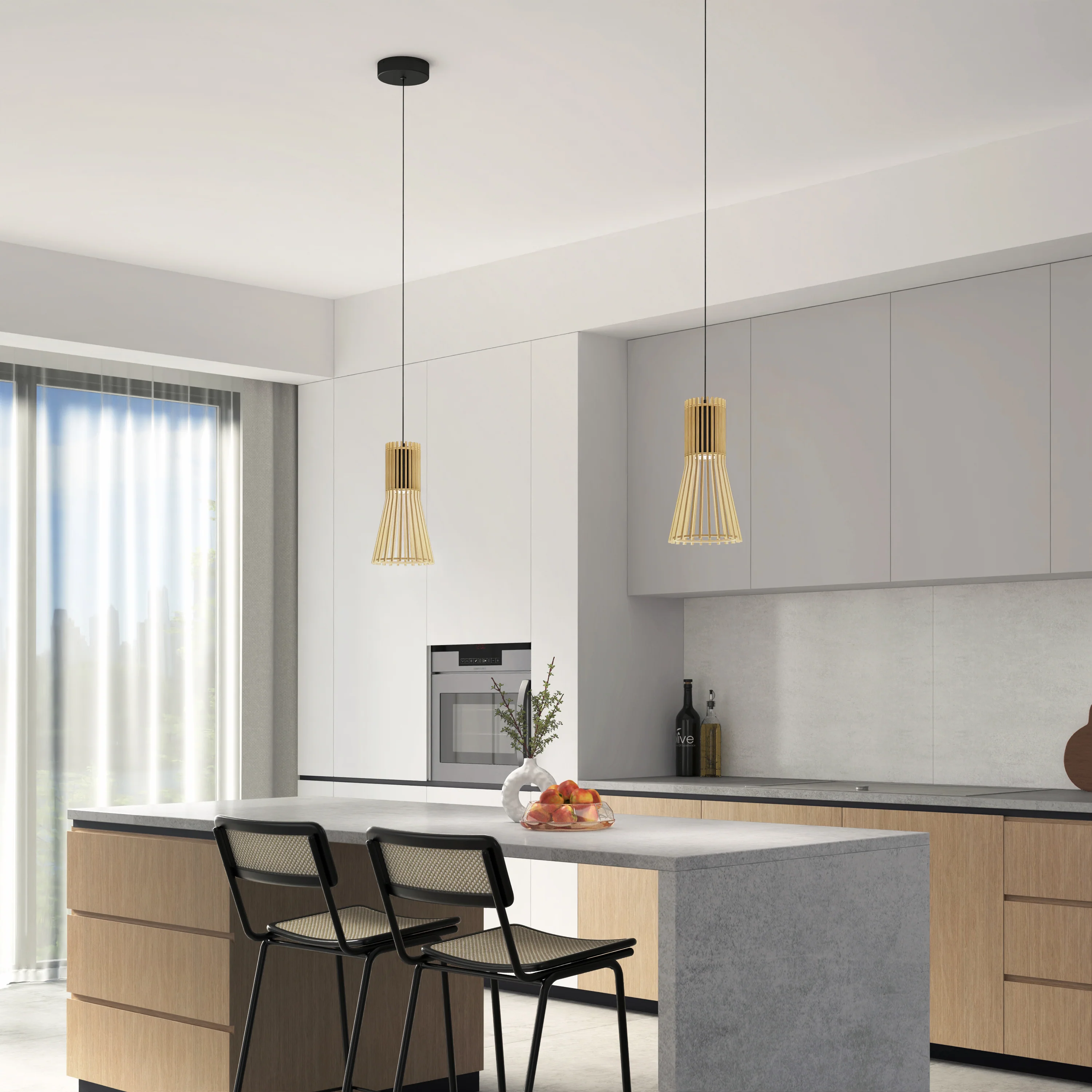 Kiyo modern LED pendant light 3 CCT - Image 34