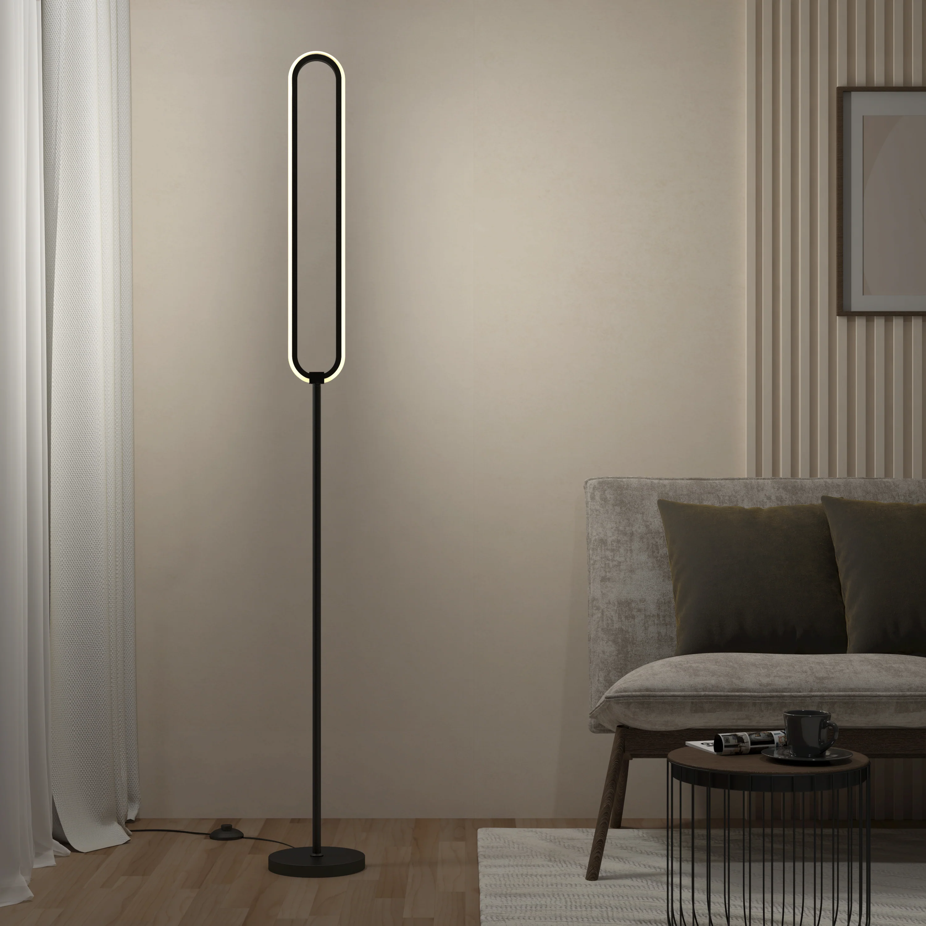 Leni dimmable LED modern floor lamp - Image 10