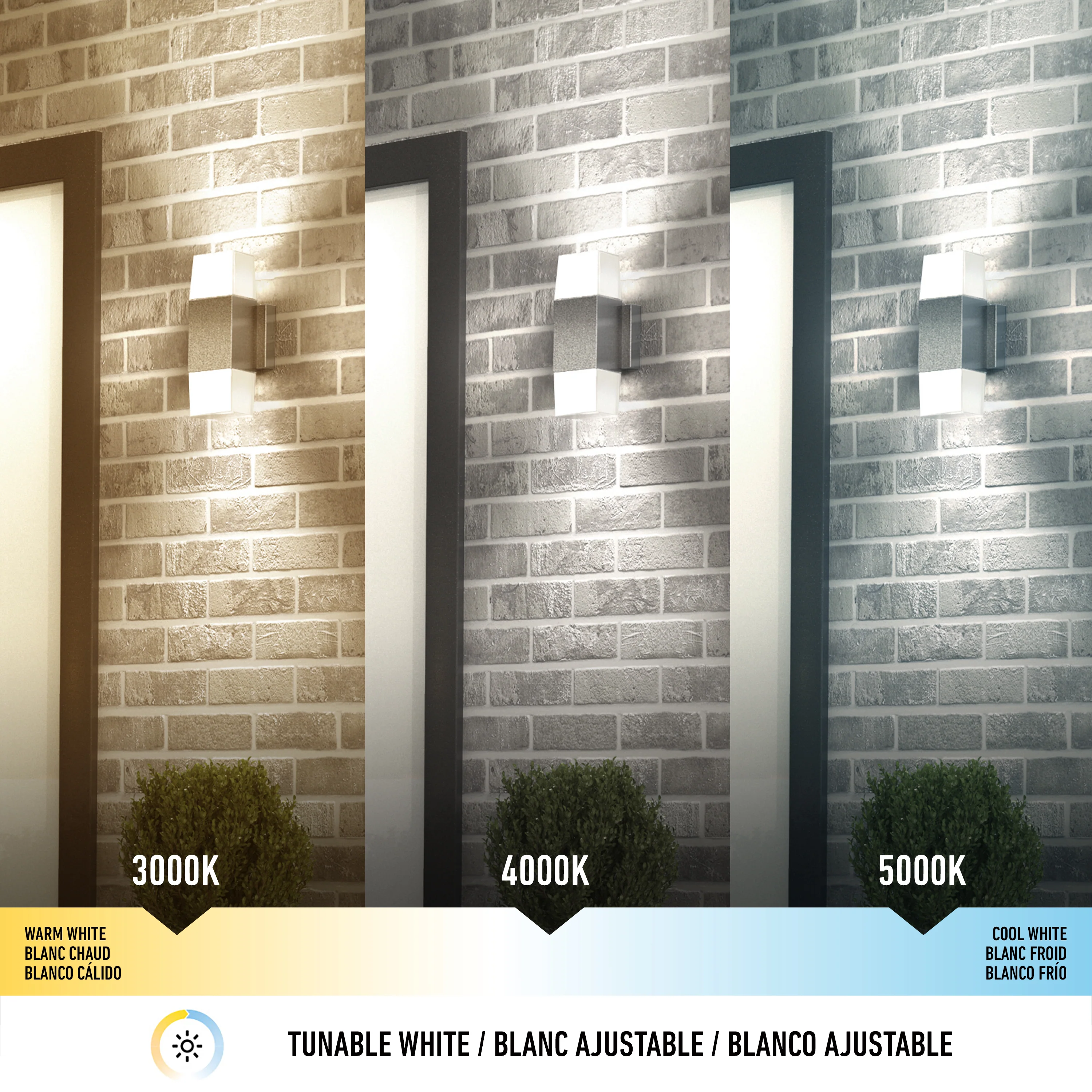 Lennox indoor-outdoor LED wall light 3 CCT - Image 19