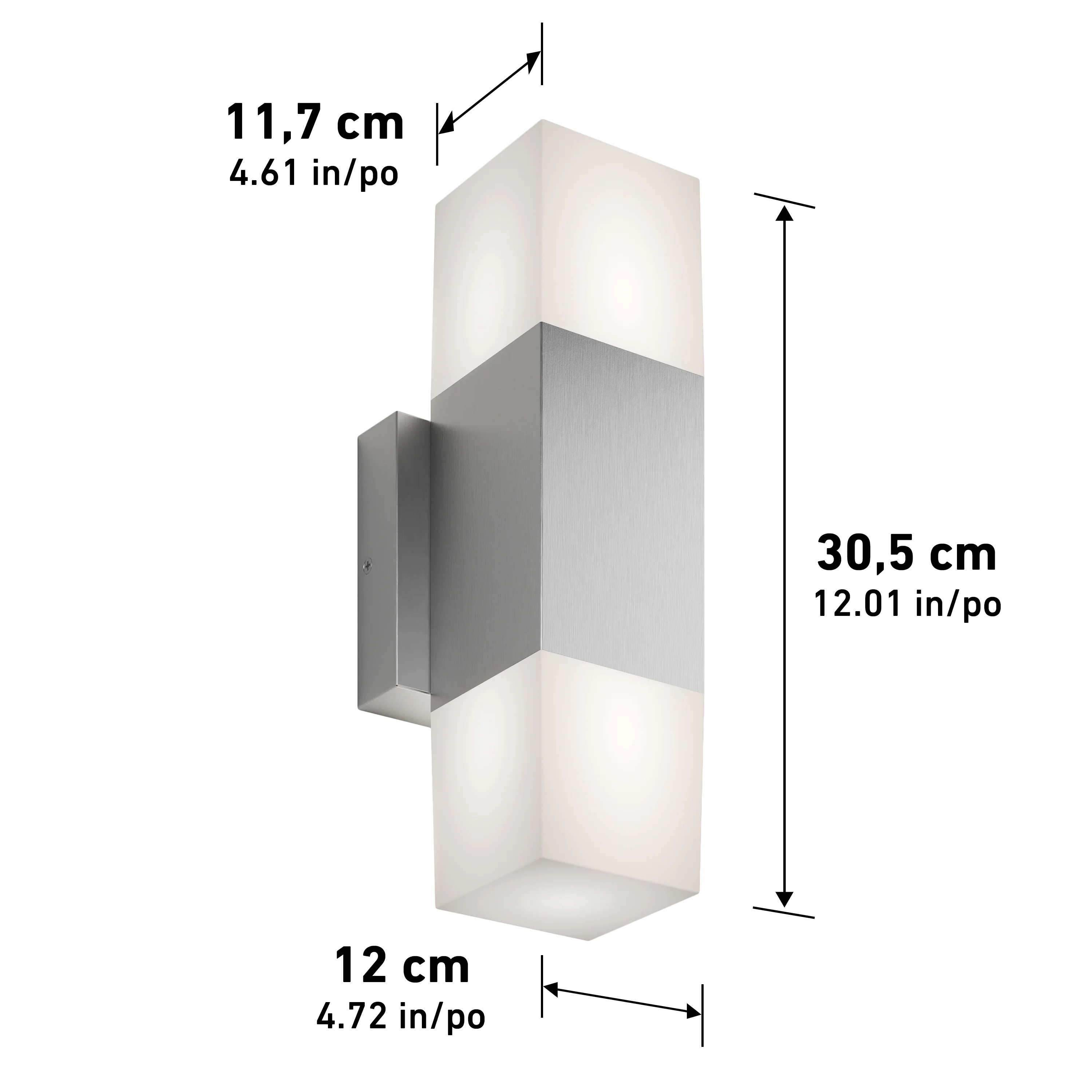 Lennox indoor-outdoor LED wall light 3 CCT - Image 23