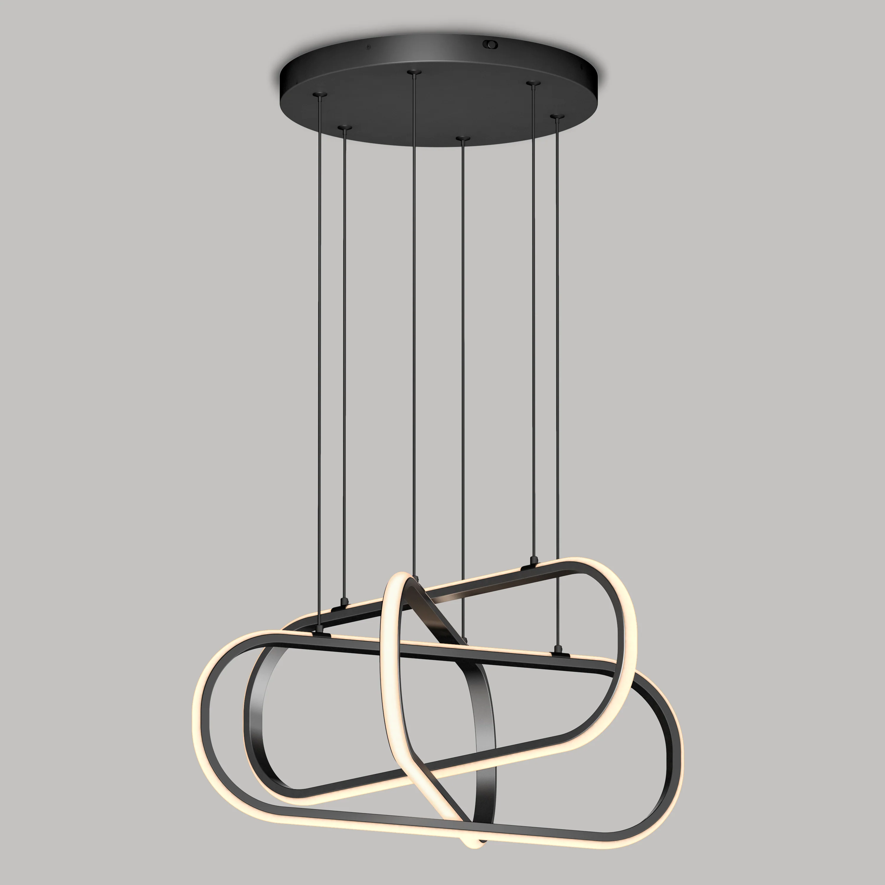 Lewis modern LED pendant light 3 CCT - Image 3