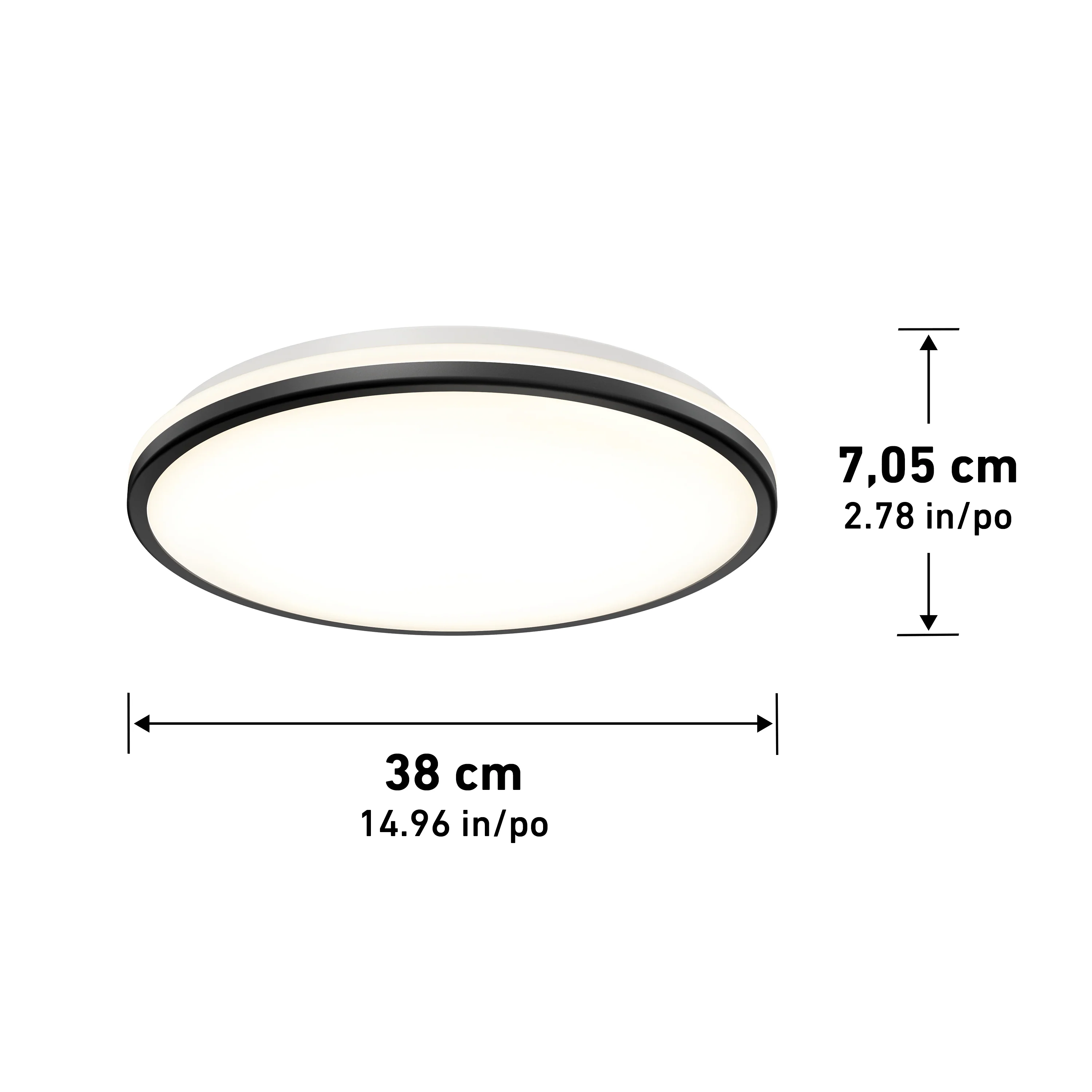 Macy 15 in. LED modern flush mount light RGB Wifi - Image 17