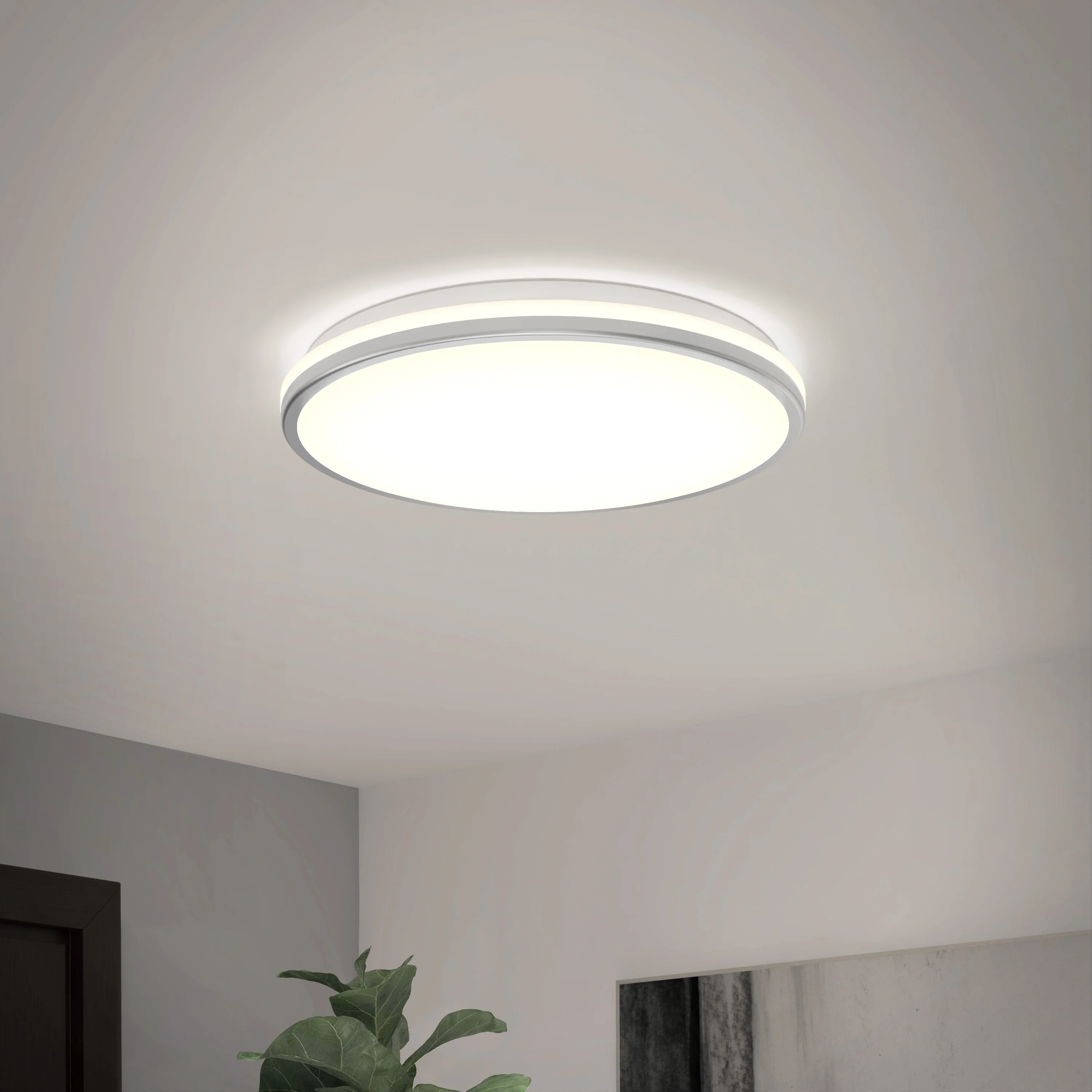 Macy 15 in. LED modern flush mount light RGB Wifi - Image 31