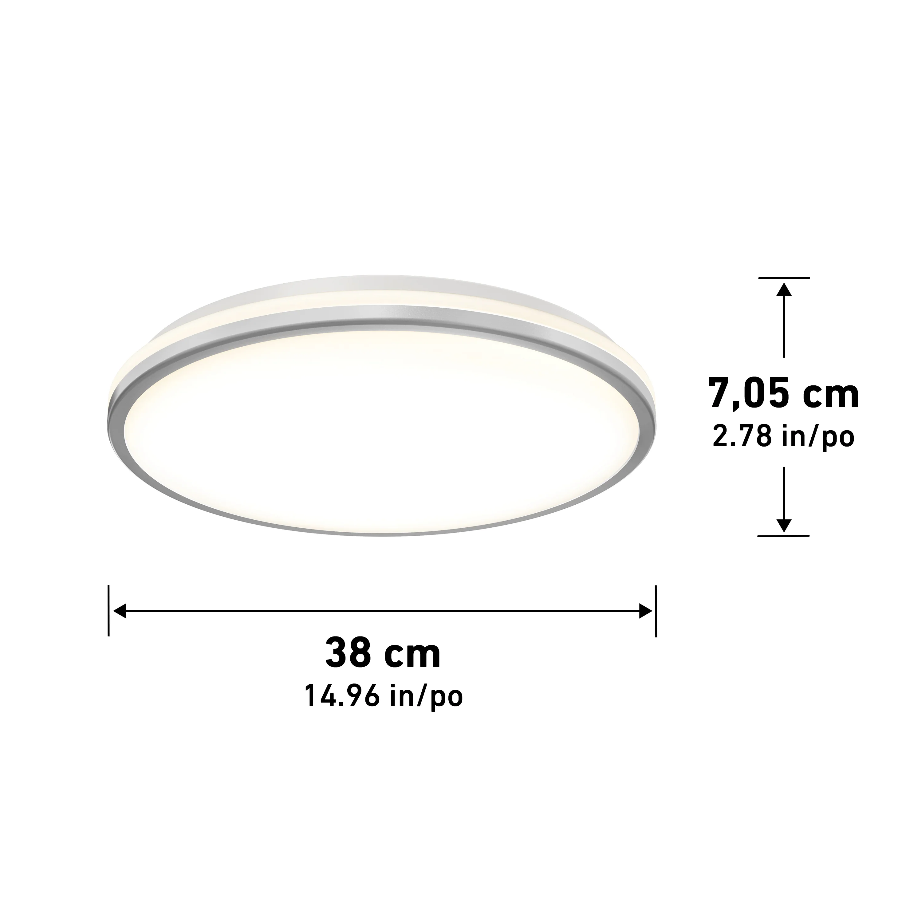 Macy 15 in. LED modern flush mount light RGB Wifi - Image 34