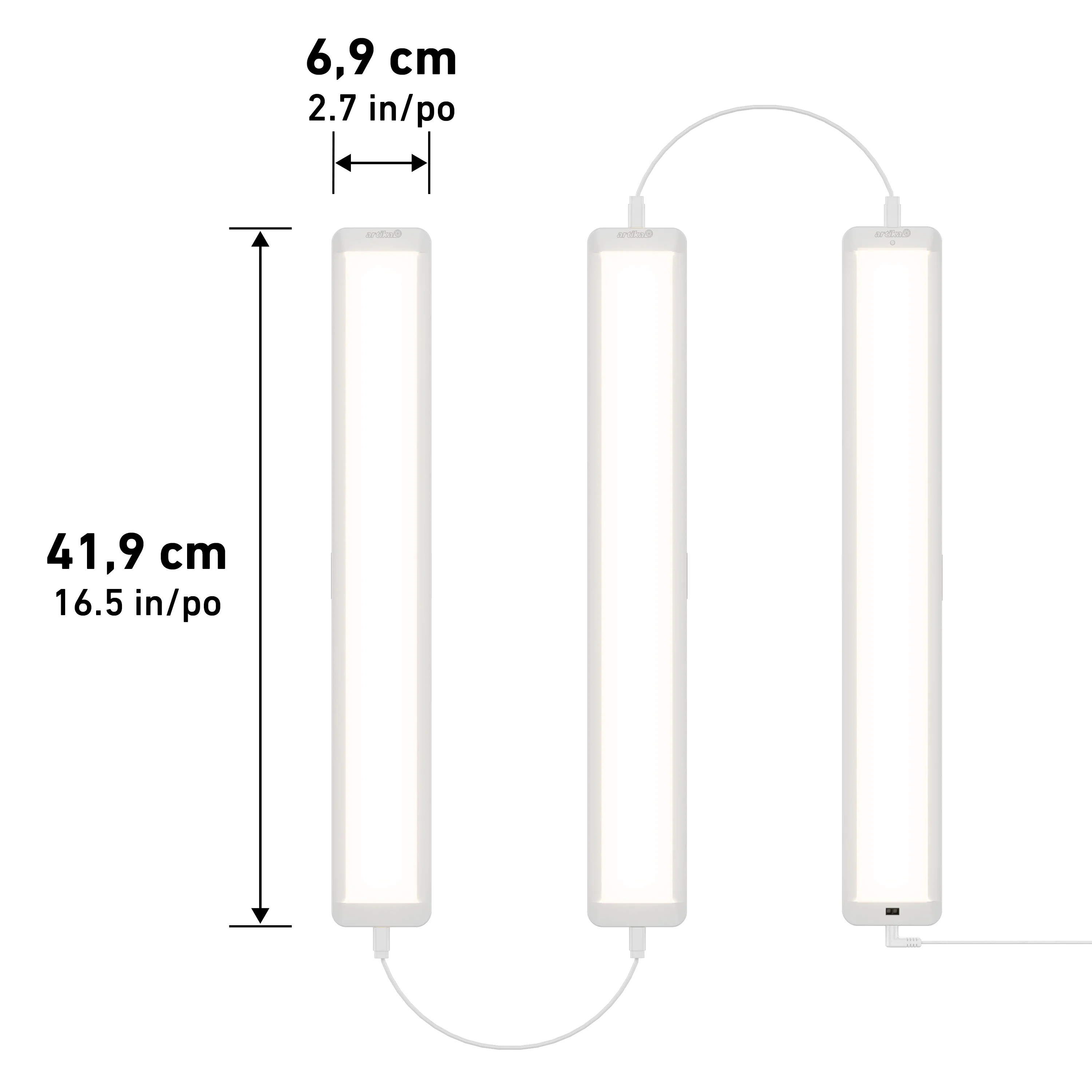 Maestro under cabinet LED light 3 CCT - pack of 3 - Image 20