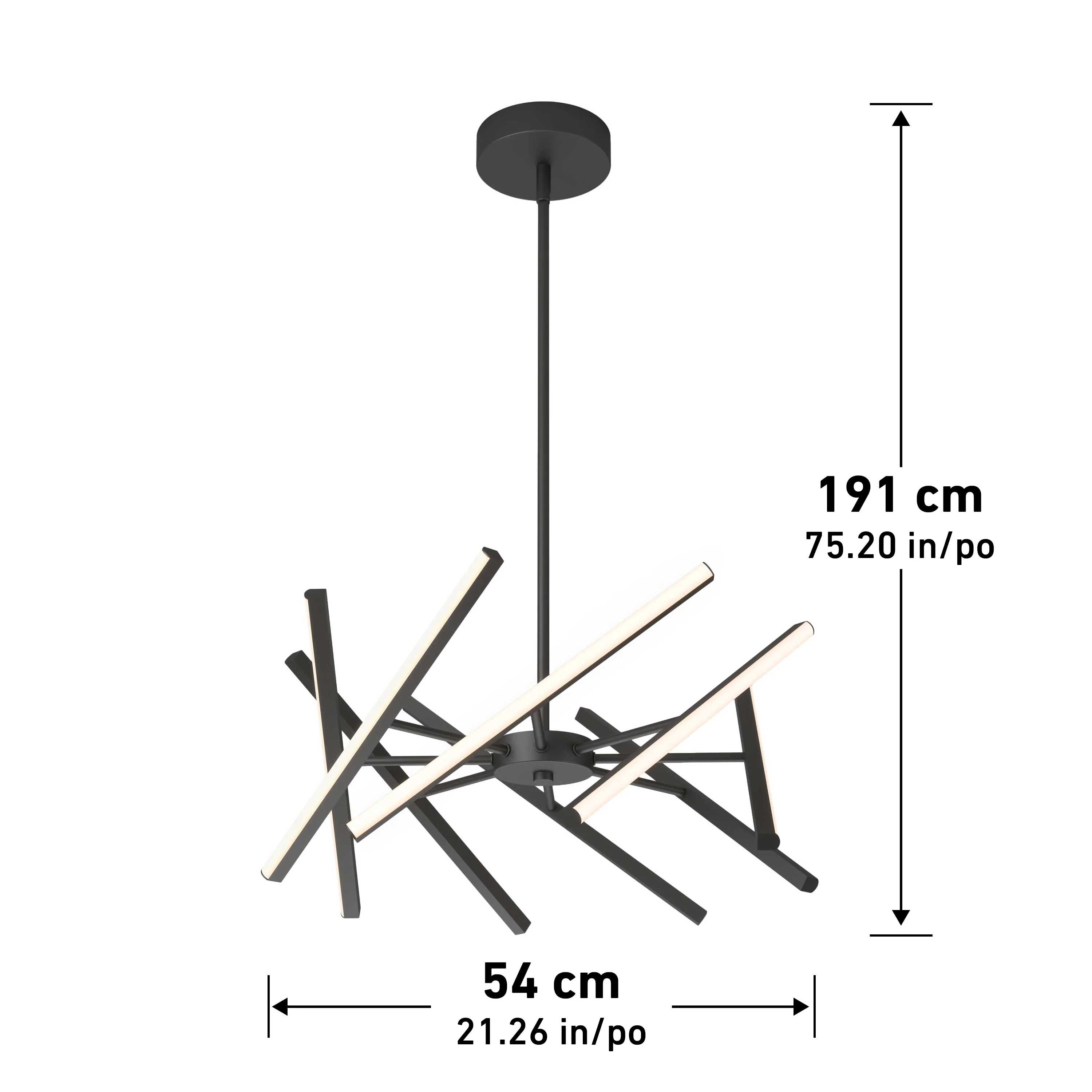 Malibu LED pendant light 3 CCT - Image 12