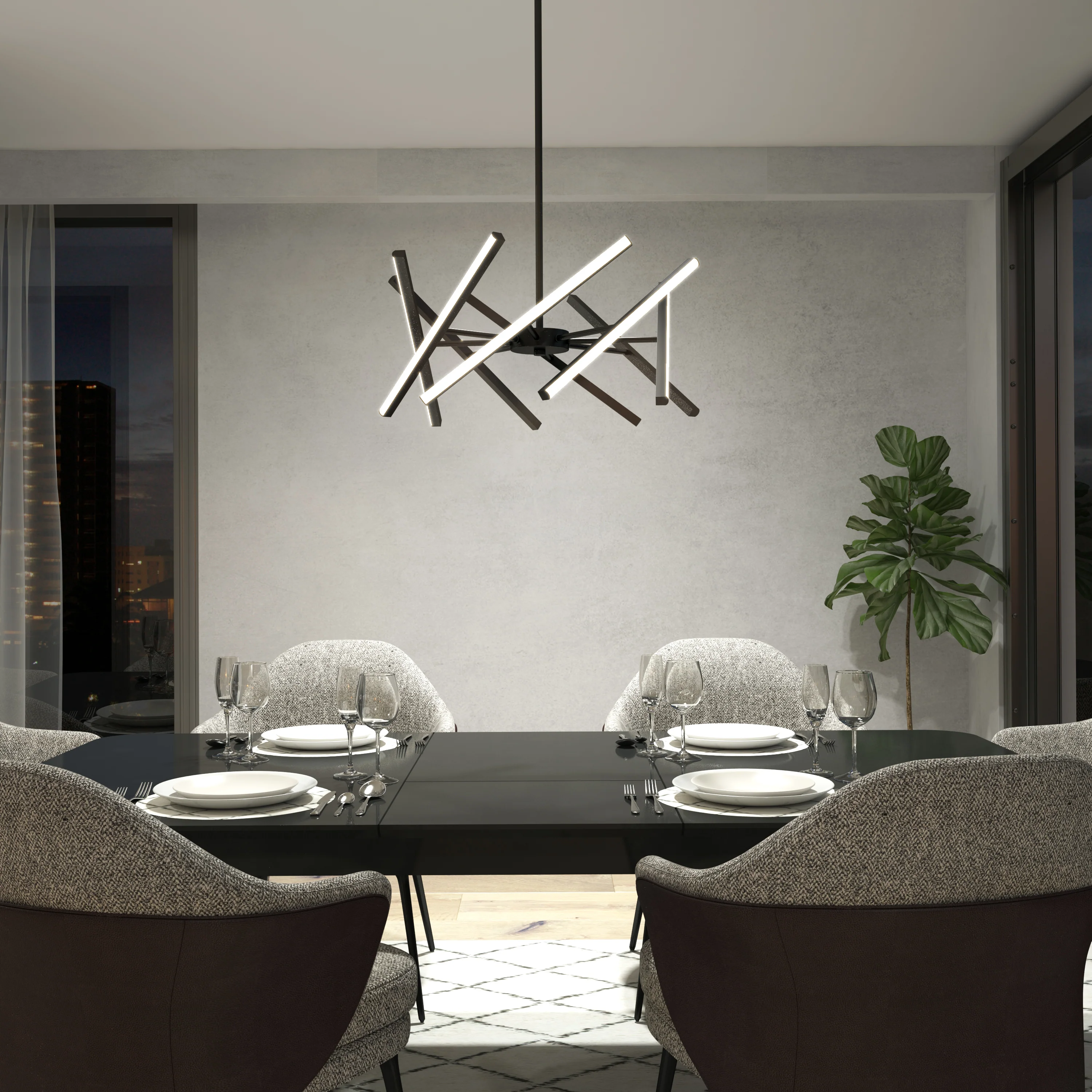 Malibu LED pendant light 3 CCT - Image 2