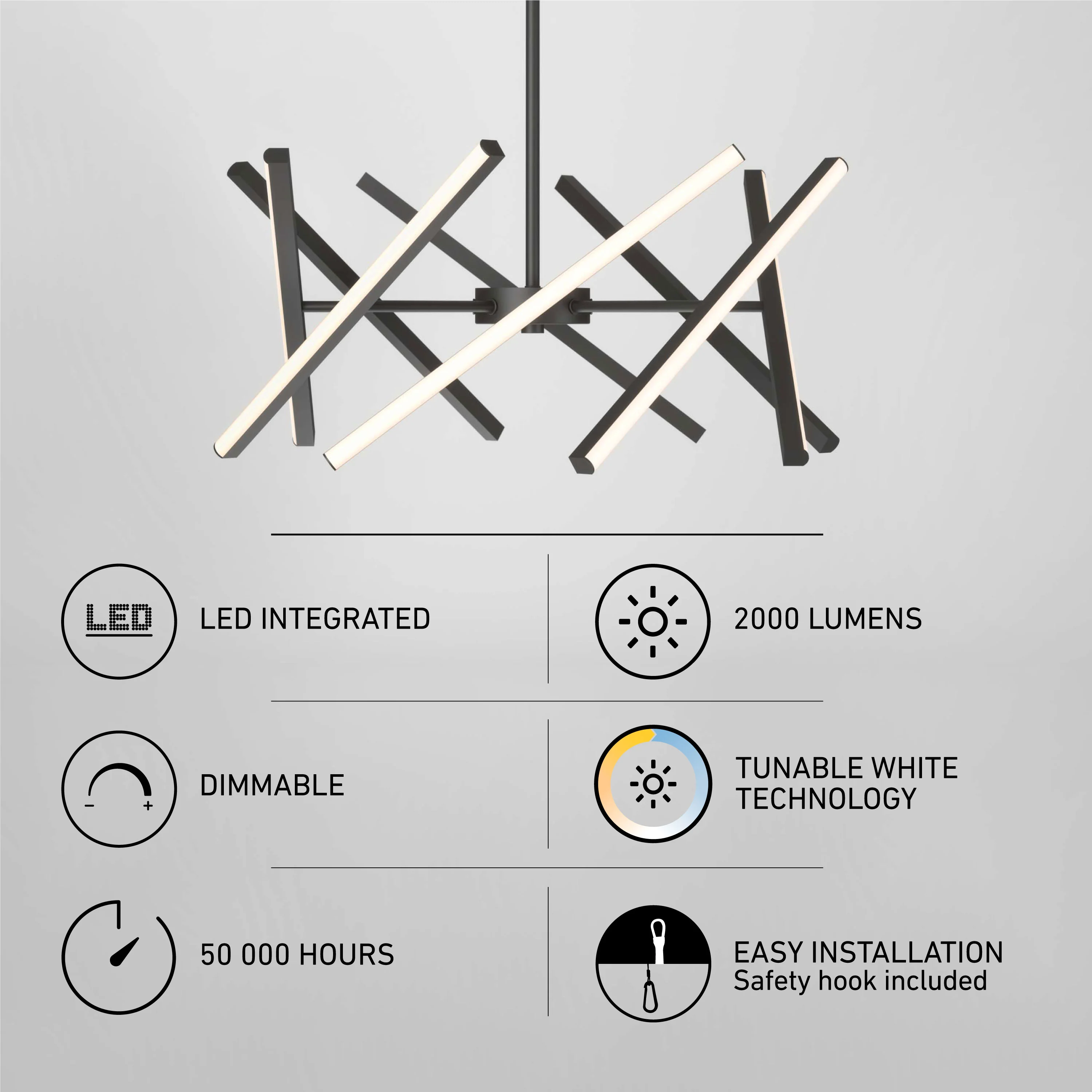 Malibu LED pendant light 3 CCT - Image 9