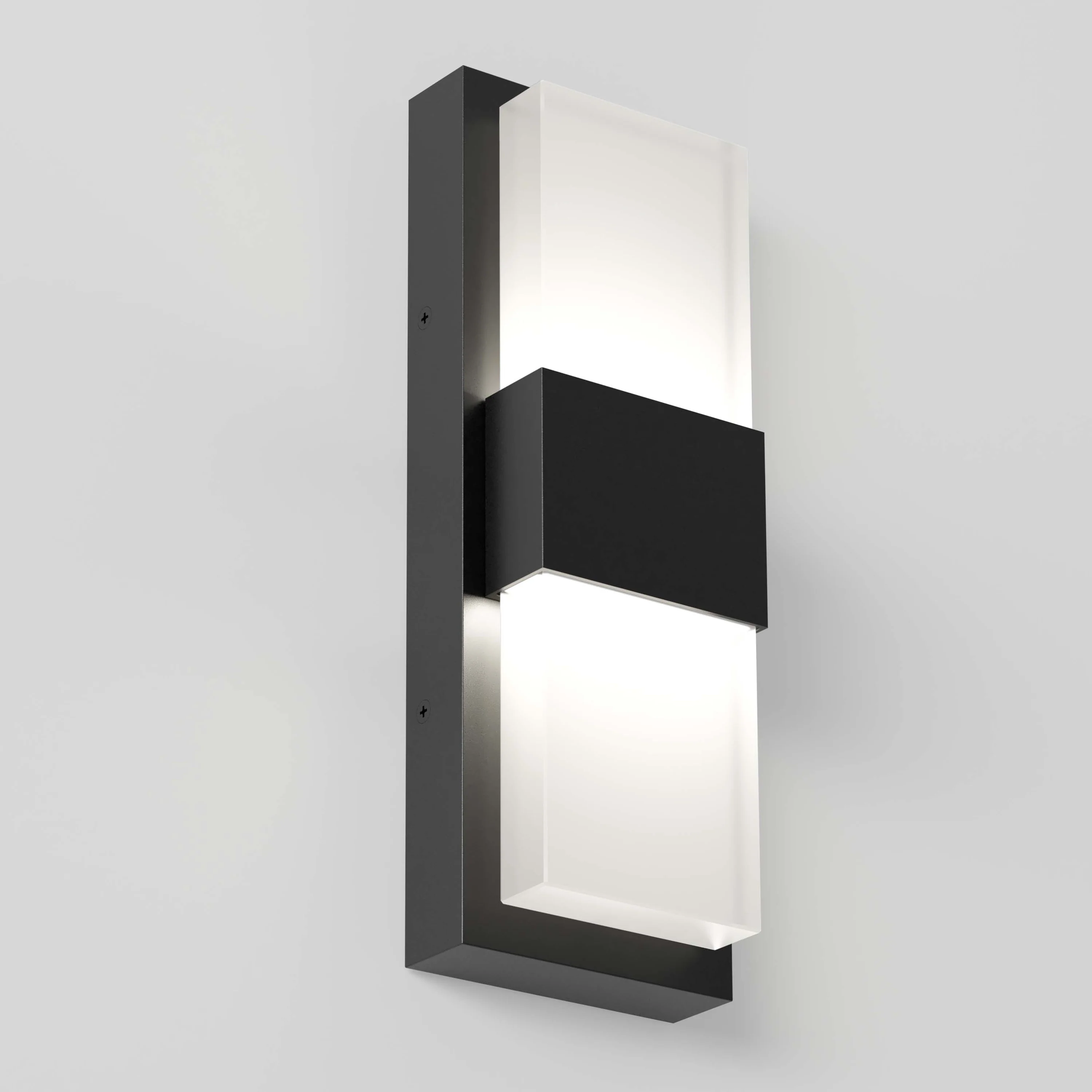 Mazza Frosted indoor-outdoor LED wall light