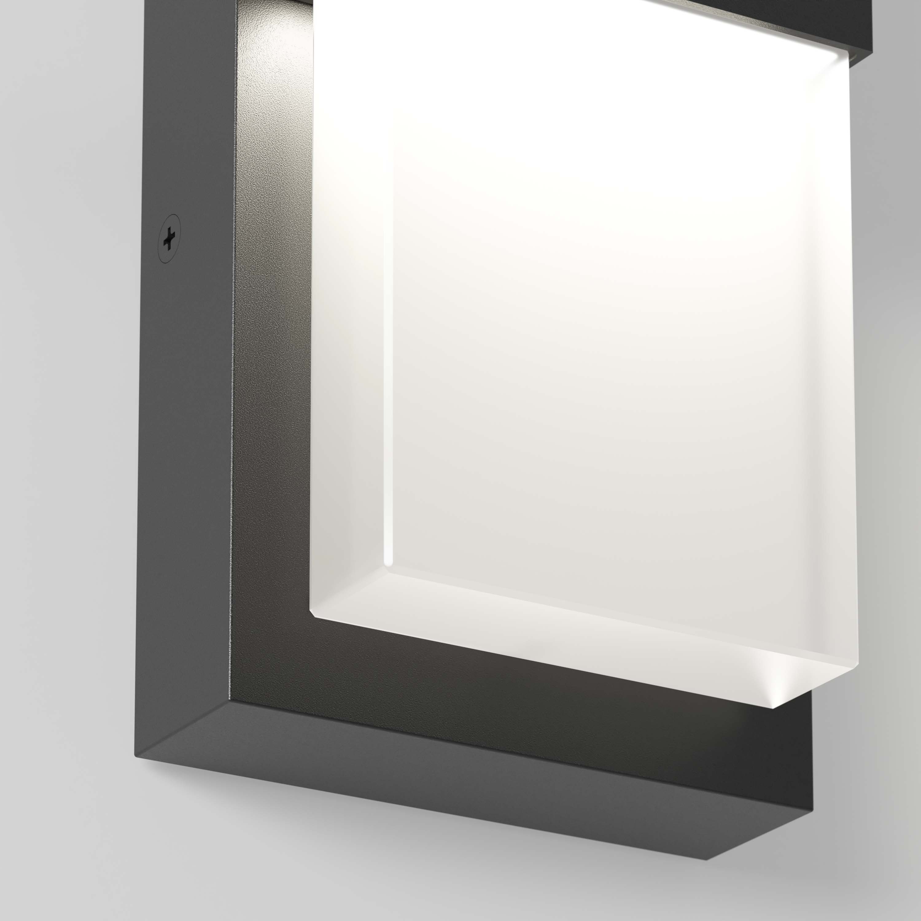 Mazza Frosted indoor-outdoor LED wall light - Image 6