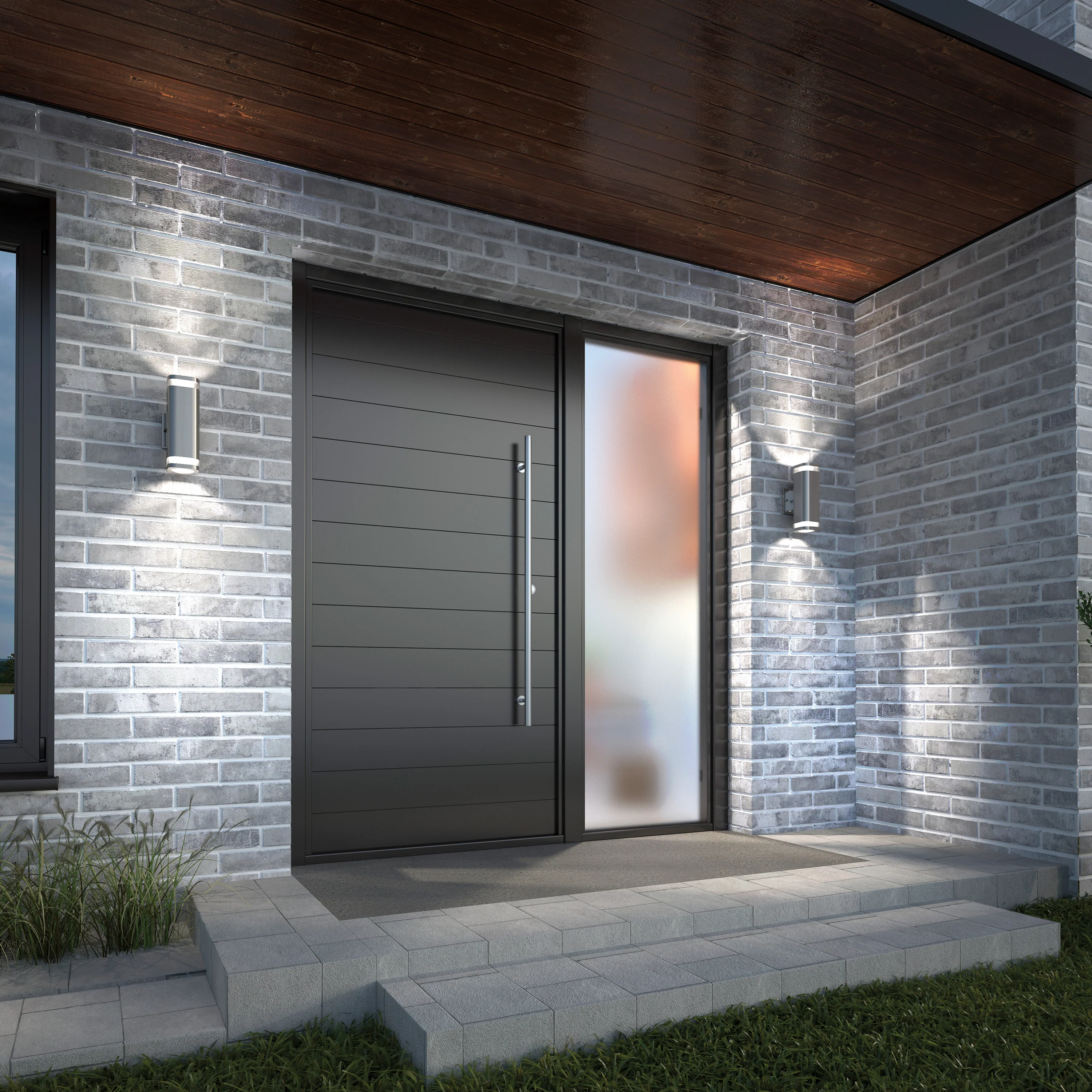 Mettle LED indoor-outdoor wall light - Image 10