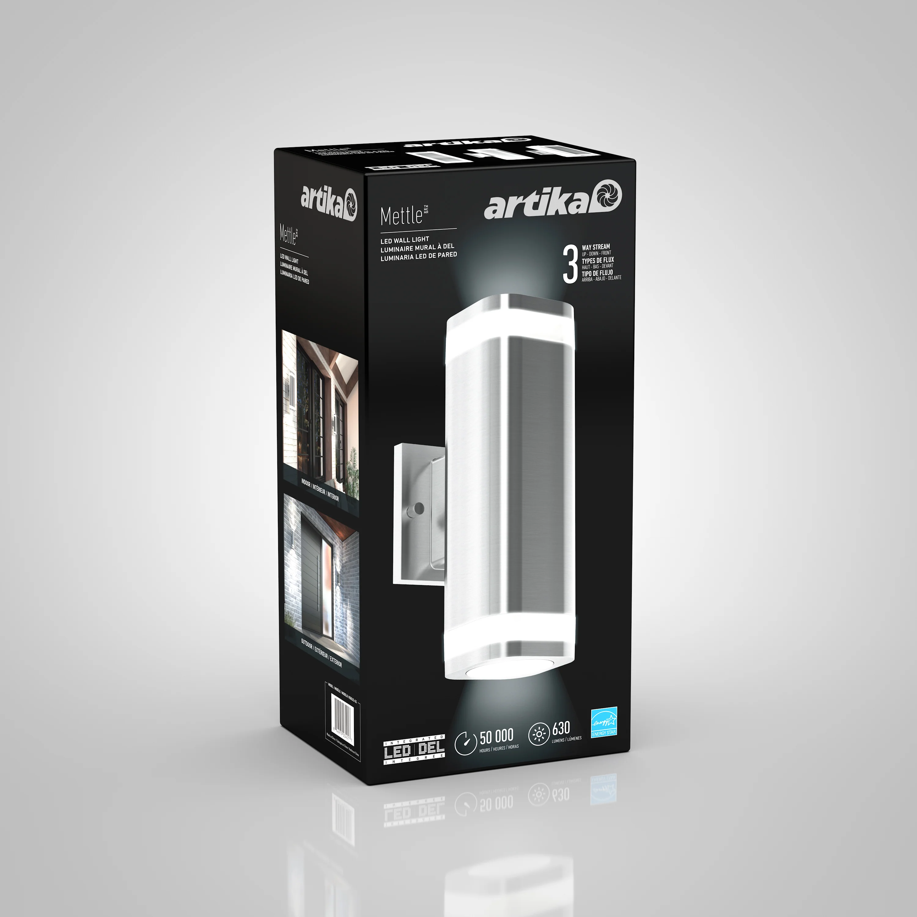 Mettle LED indoor-outdoor wall light - Image 16