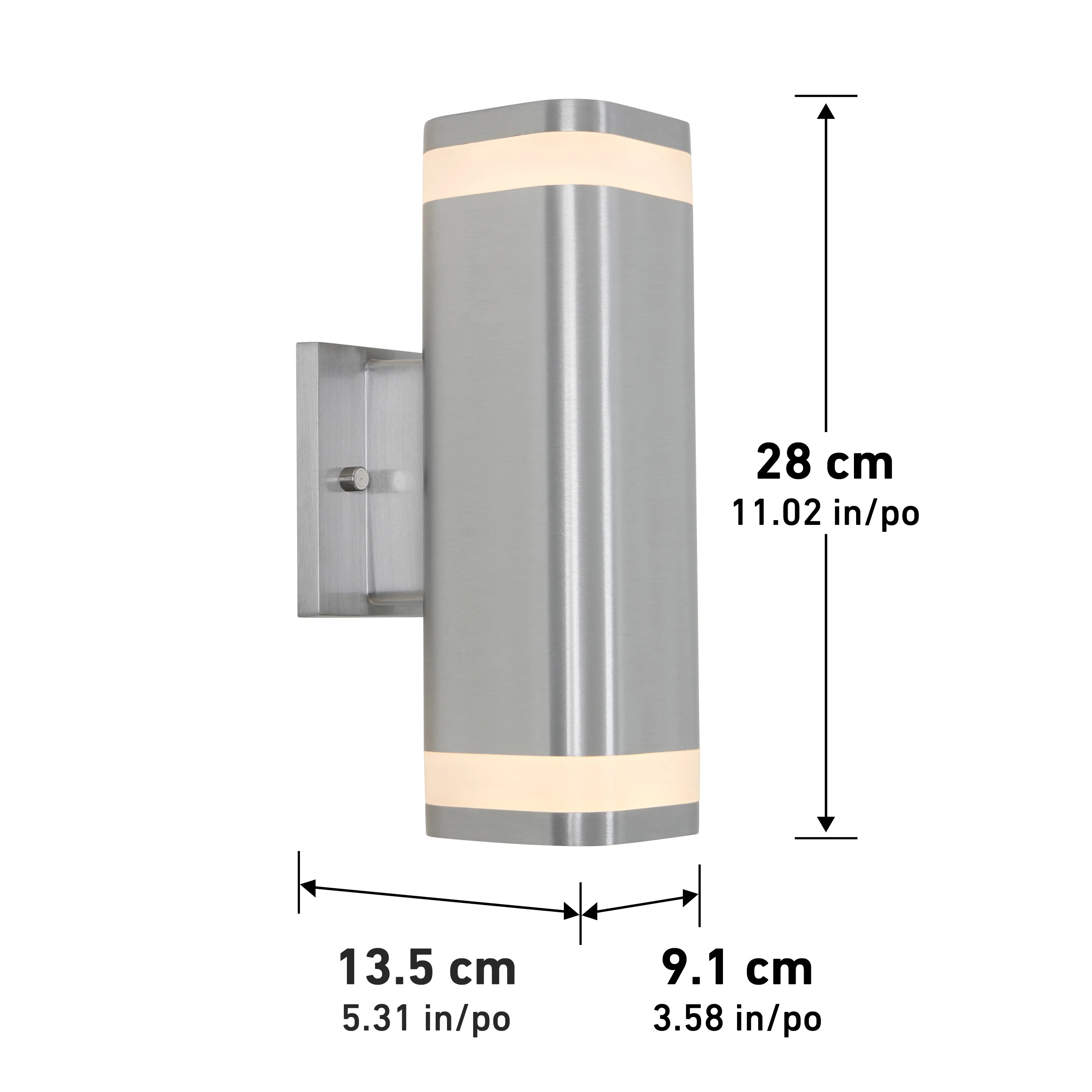 Mettle LED indoor-outdoor wall light - Image 18