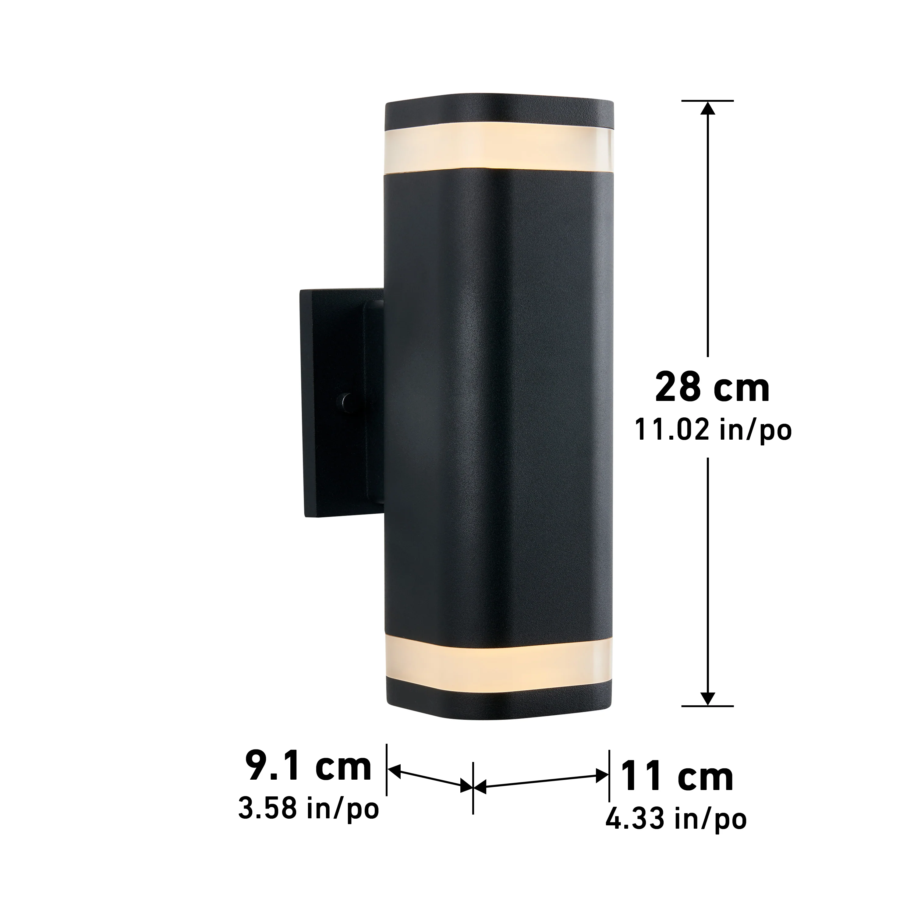 Mettle LED indoor-outdoor wall light - Image 8