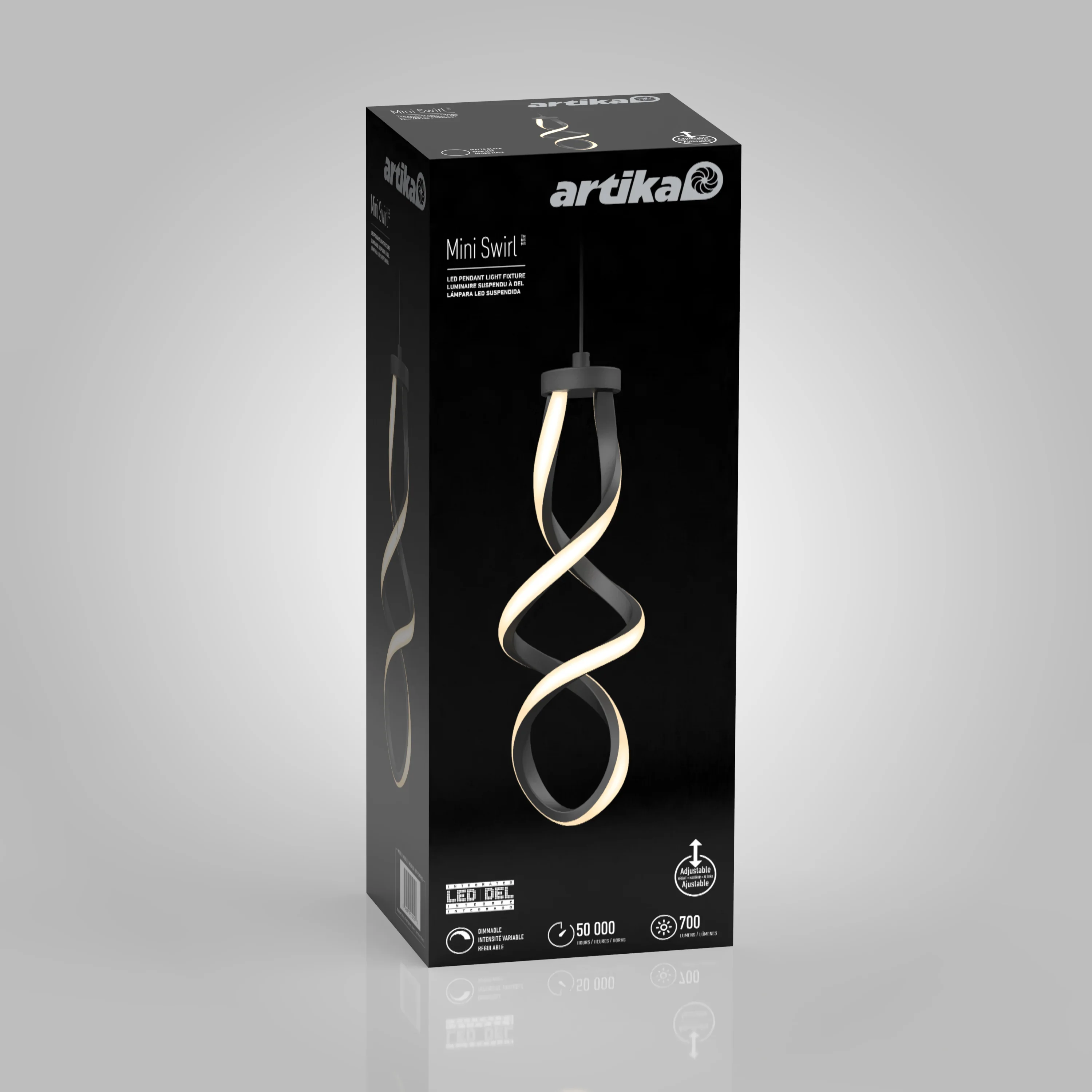 Mini Swirl LED pendant light - Image 12