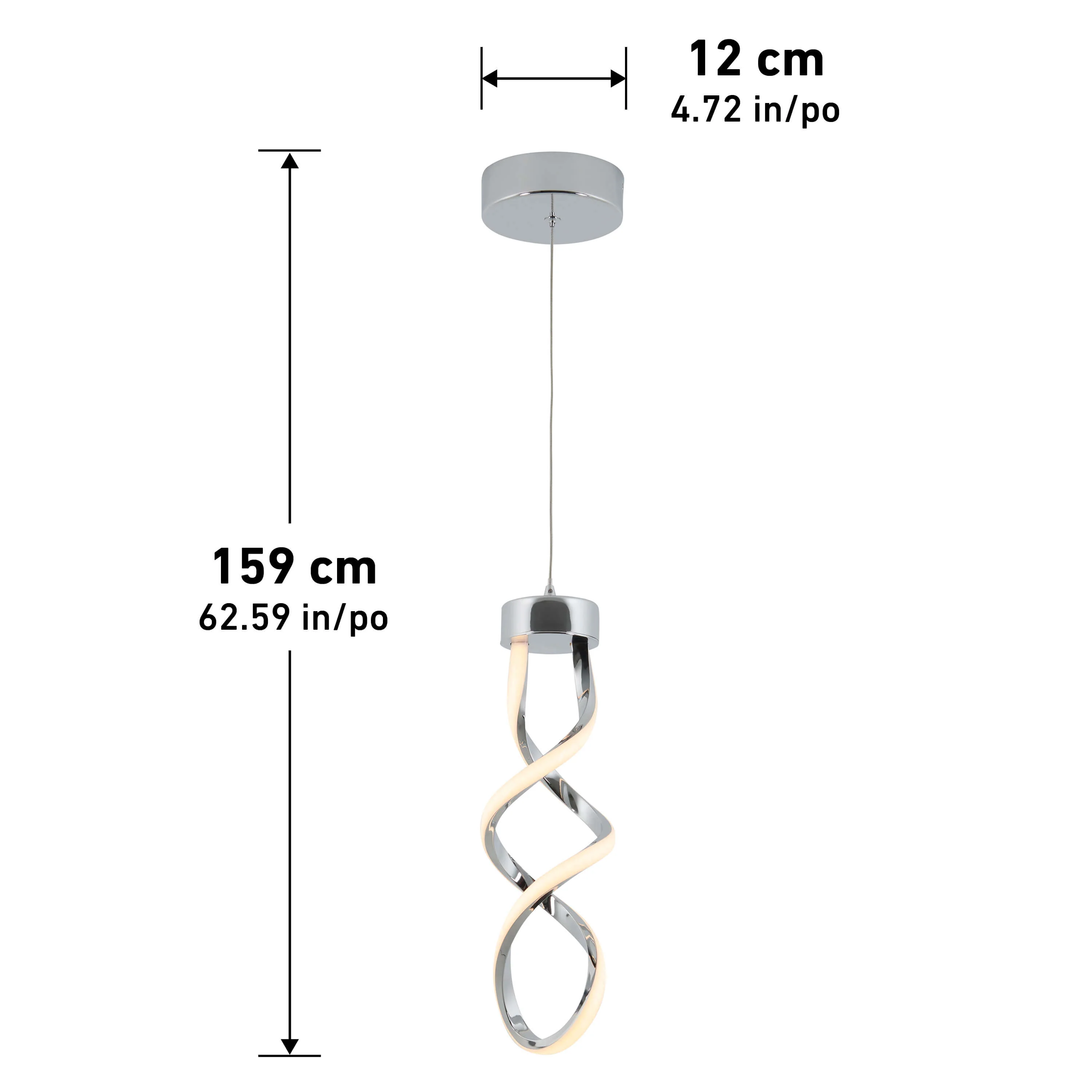 Mini Swirl LED pendant light - Image 23