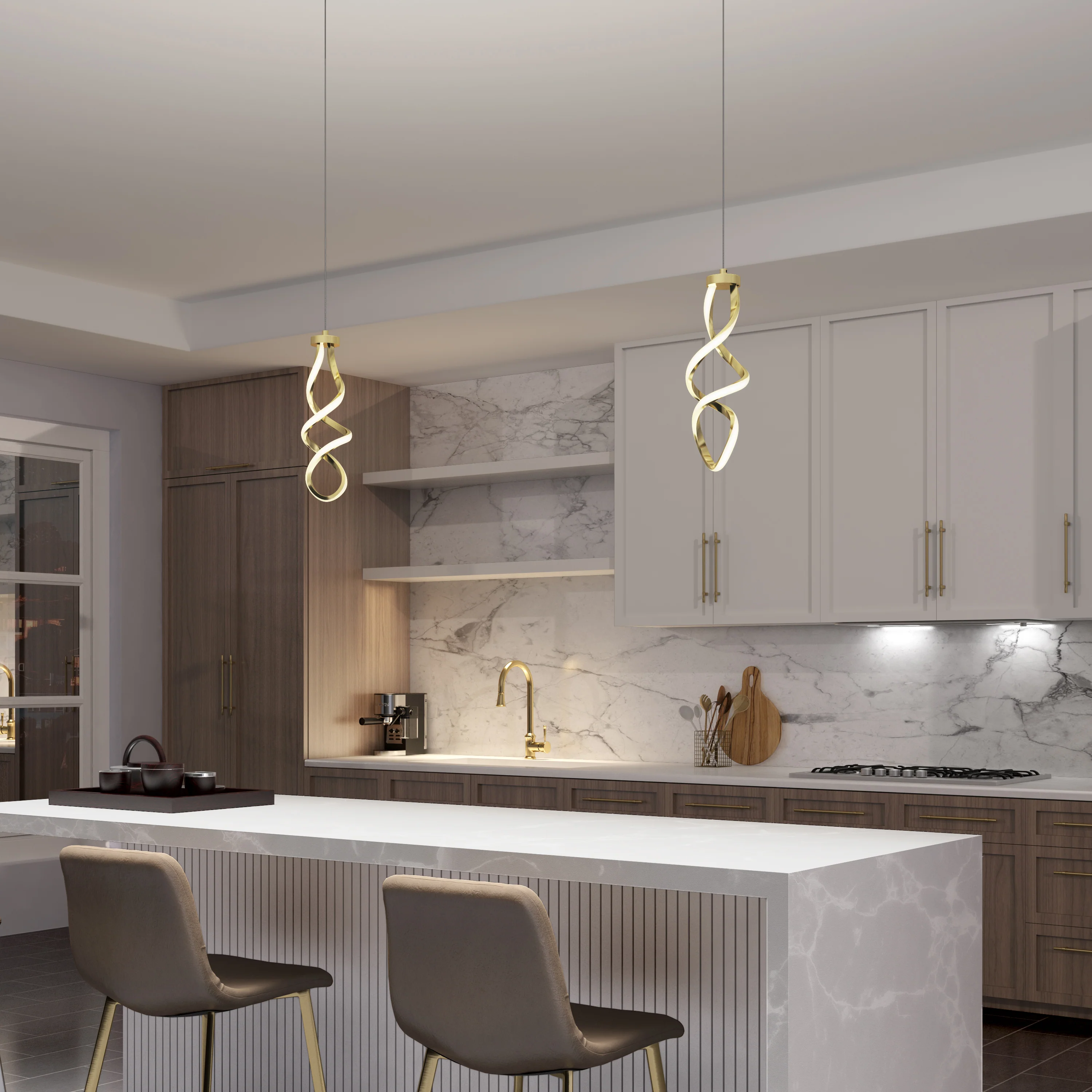 Mini Swirl LED pendant light - Image 33