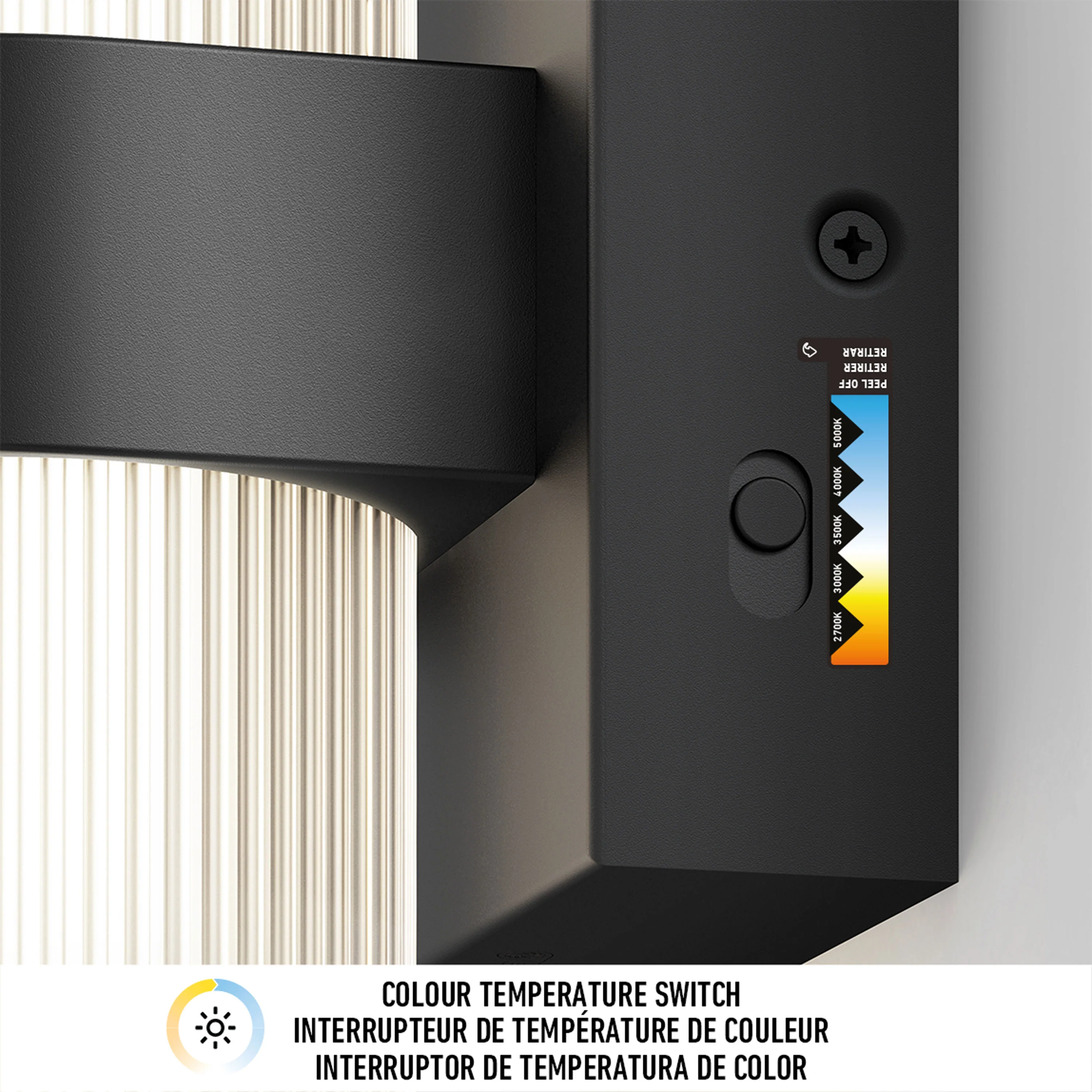 Mirado modern LED wall sconce 5 CCT - Image 11