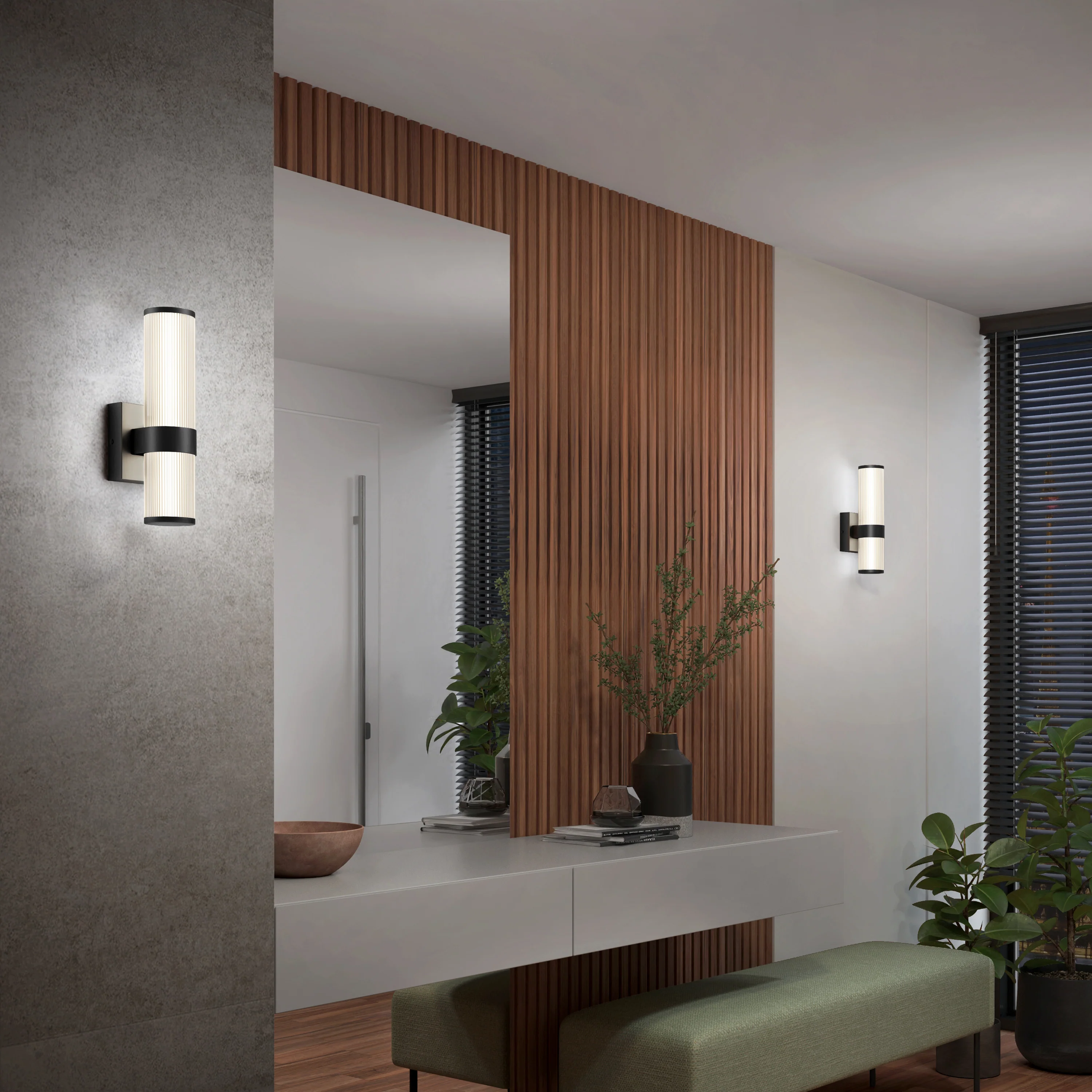 Mirado modern LED wall sconce 5 CCT - Image 2