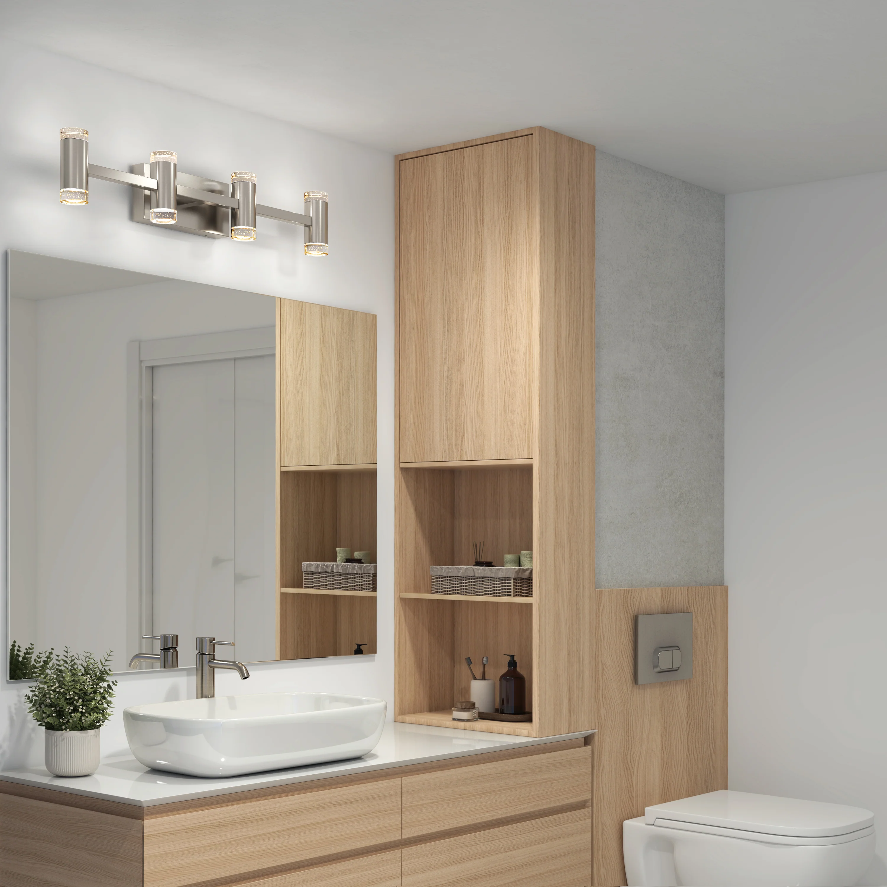 Mist modern LED bathroom vanity light 5 CCT - Image 28
