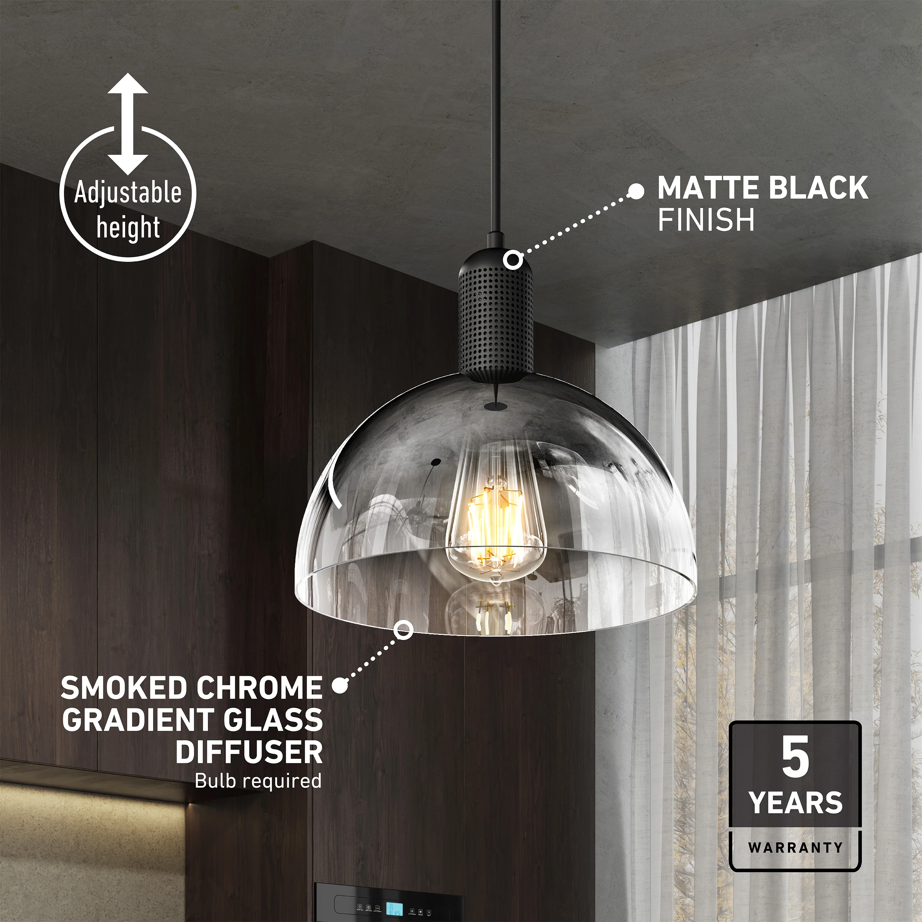 Nella Pendant without Bulbs - Image 7