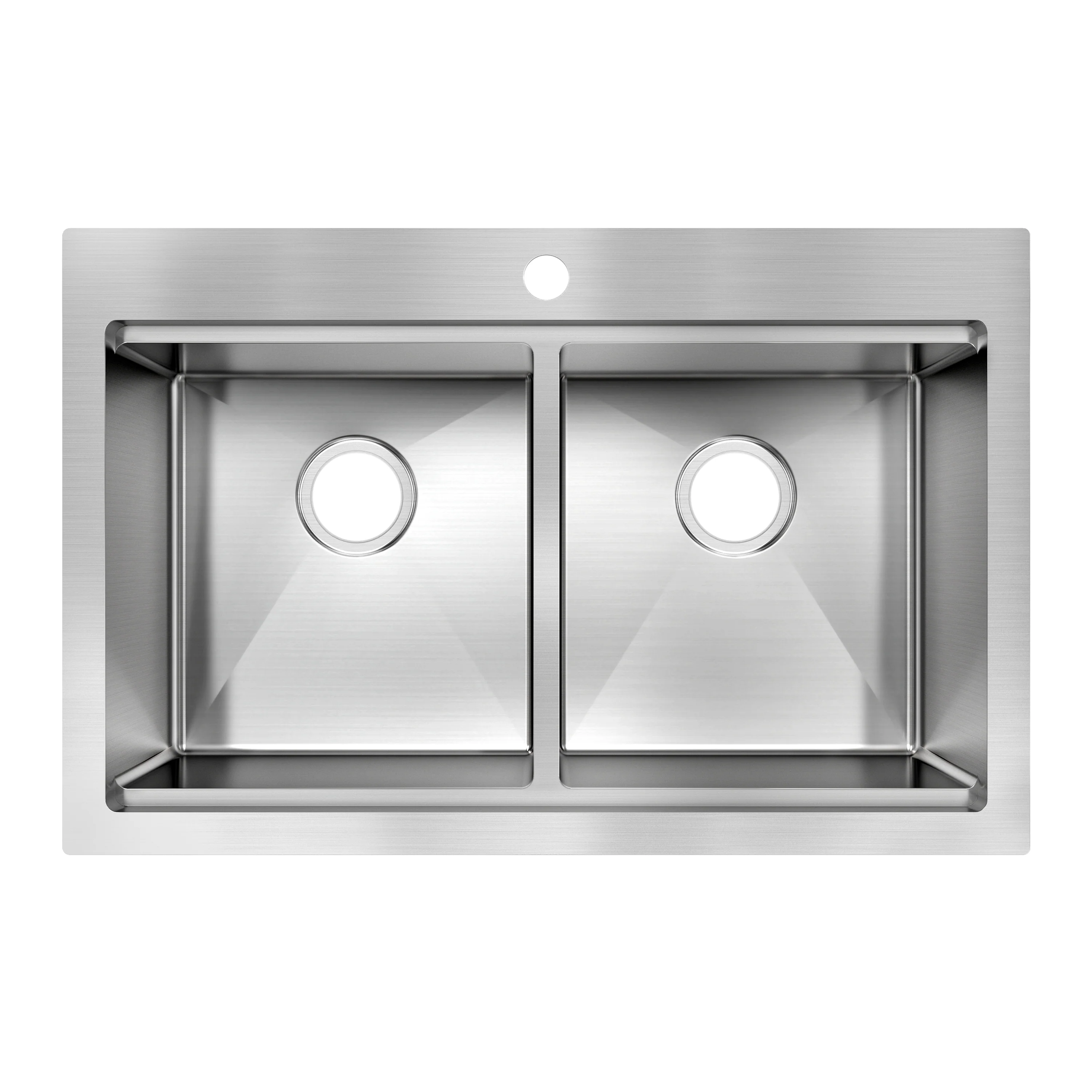 Newport twin bowl 33 in. stainless steel workstation sink - Image 5