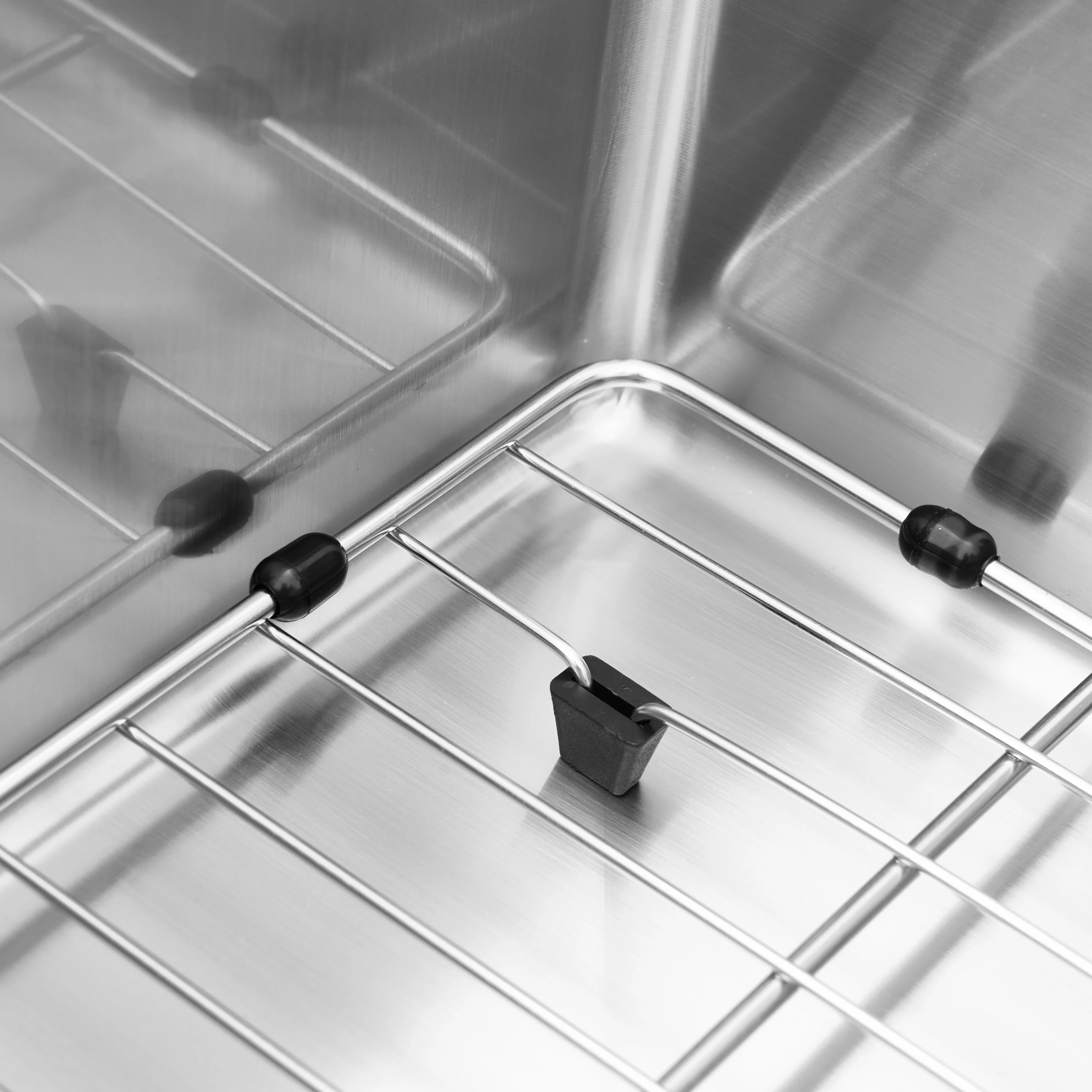 Newport twin bowl 33 in. stainless steel workstation sink - Image 7