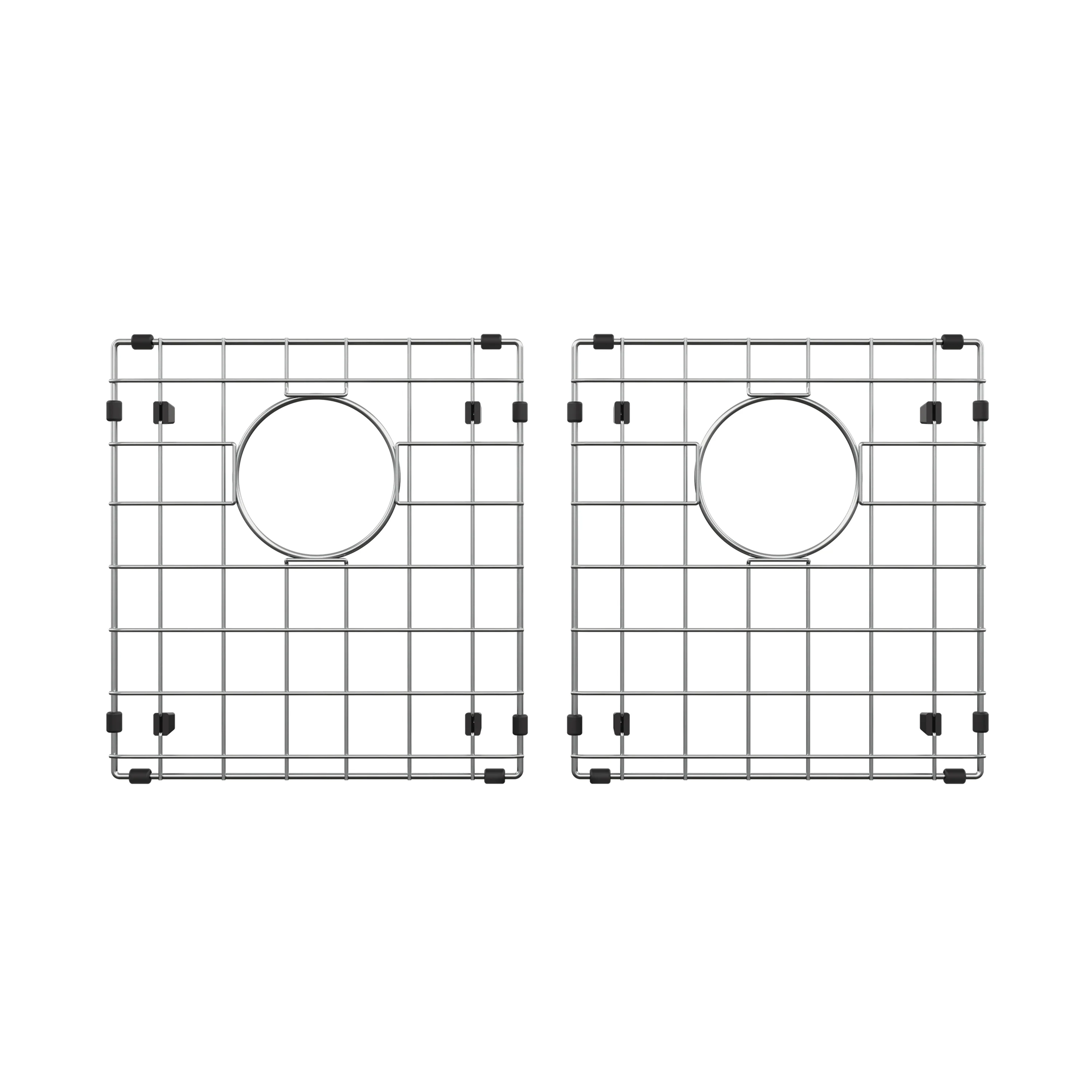 Newport twin bowl 33 in. stainless steel workstation sink - Image 9