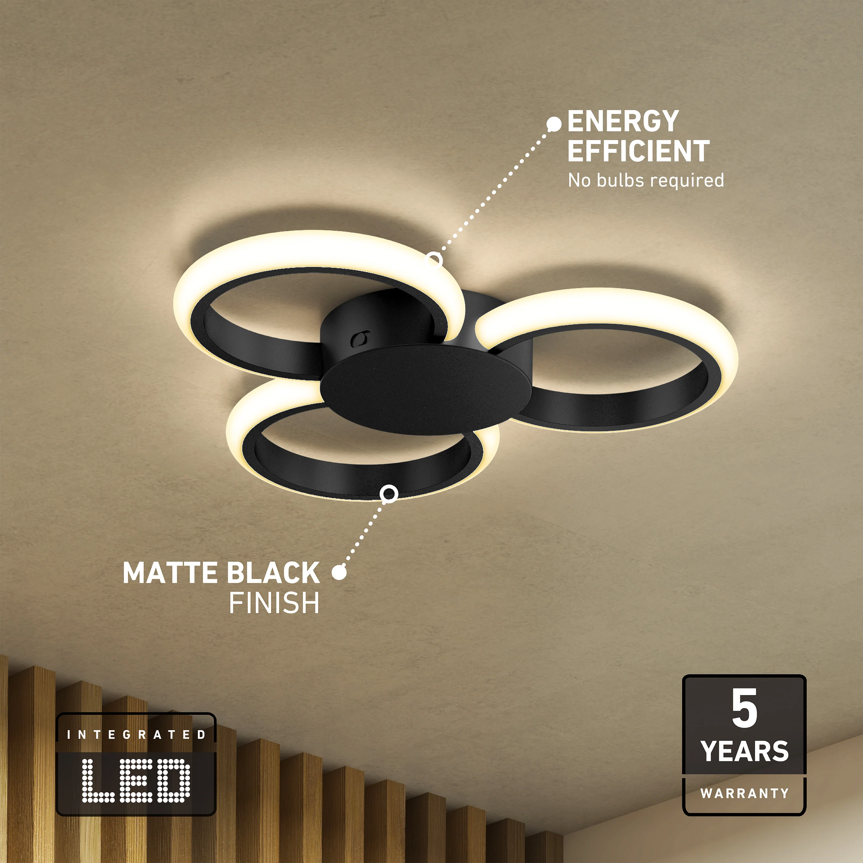 Nyala 15 in. LED flush mount light 5CCT - Image 10