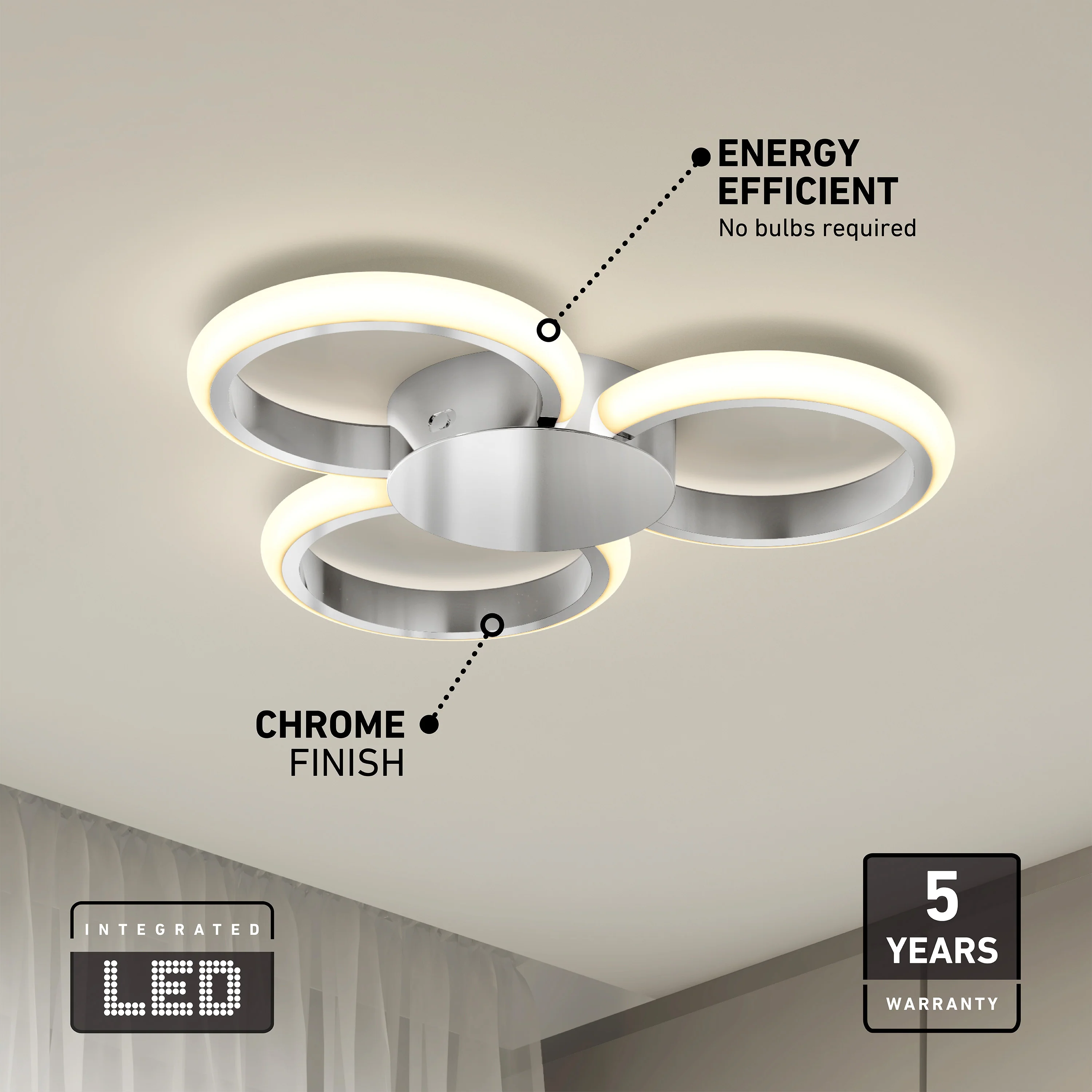 Nyala 15 in. LED flush mount light 5CCT - Image 27