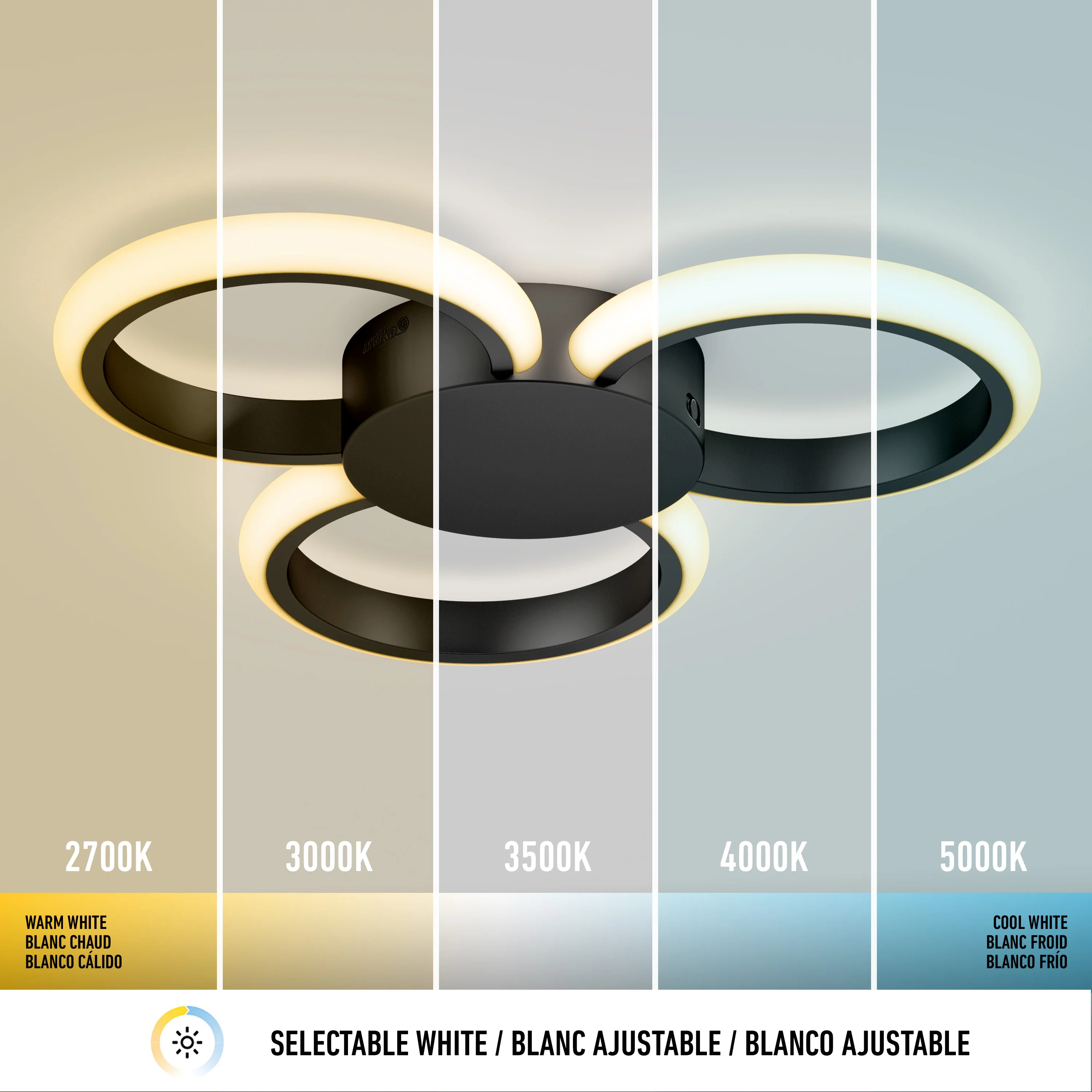 Nyala 15 in. LED flush mount light 5CCT - Image 8