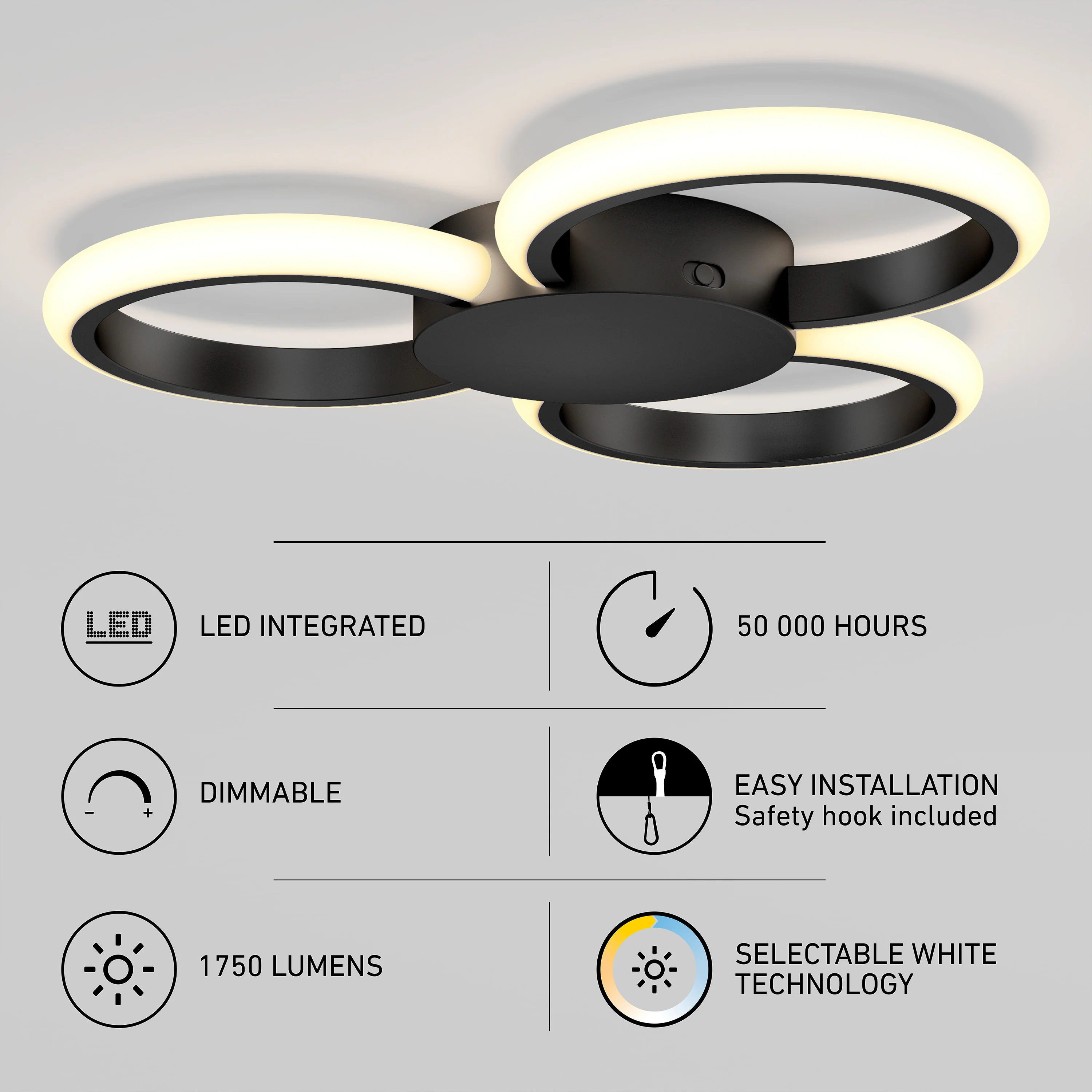 Nyala 15 in. LED flush mount light 5CCT - Image 9