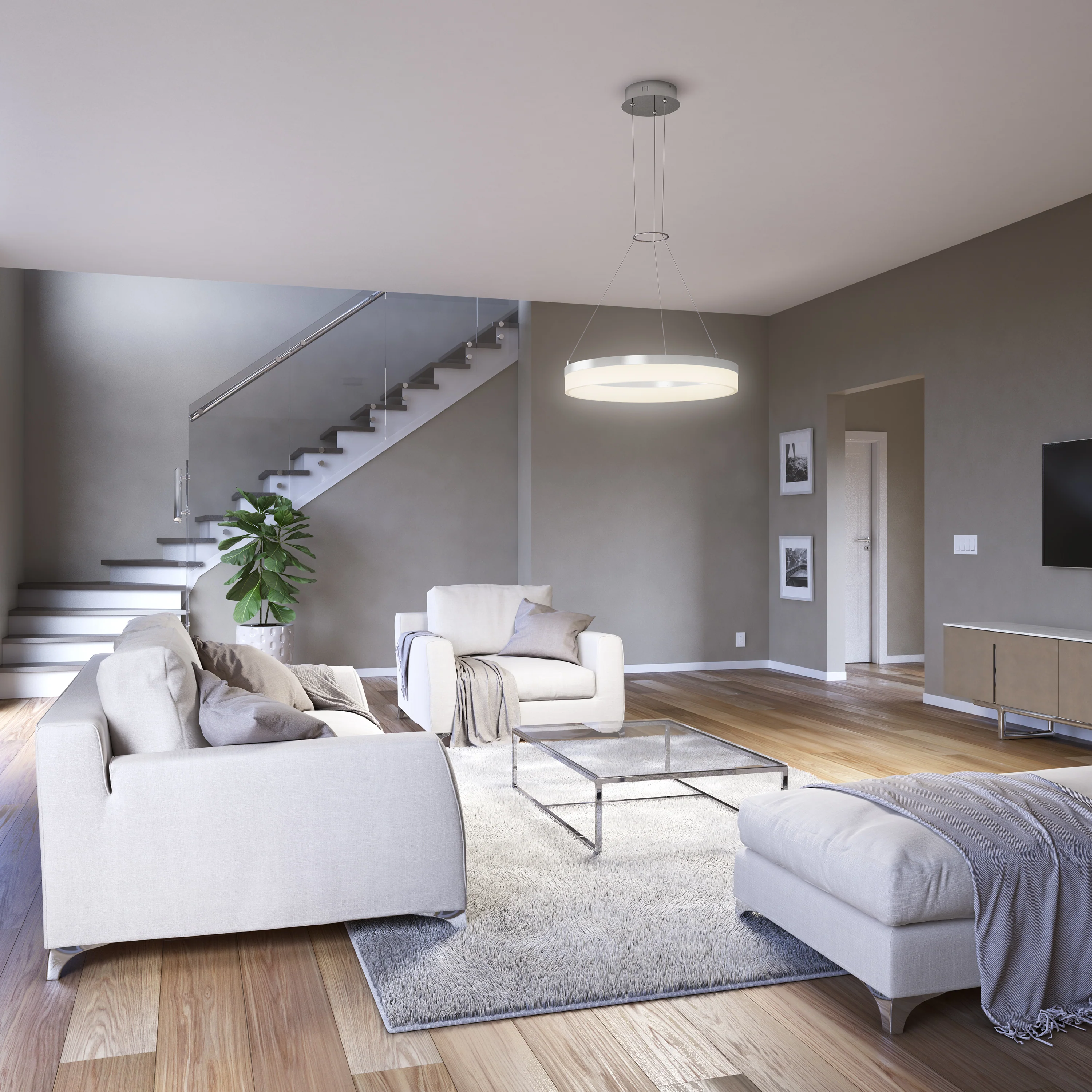 Optical LED pendant light 3 CCT - Image 19