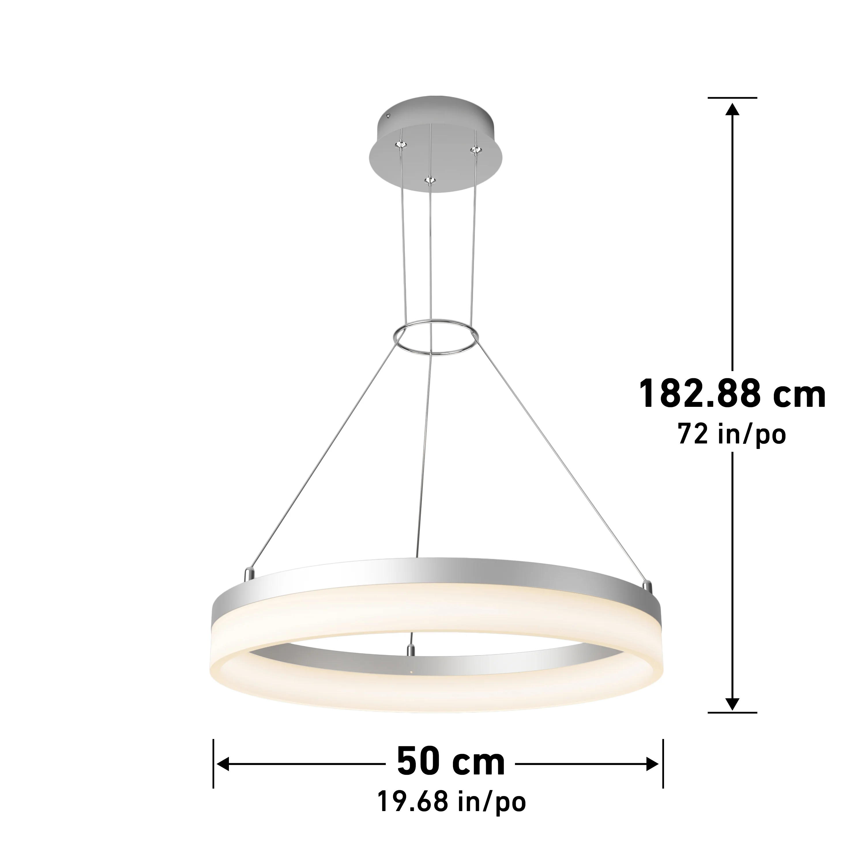 Optical LED pendant light 3 CCT - Image 22