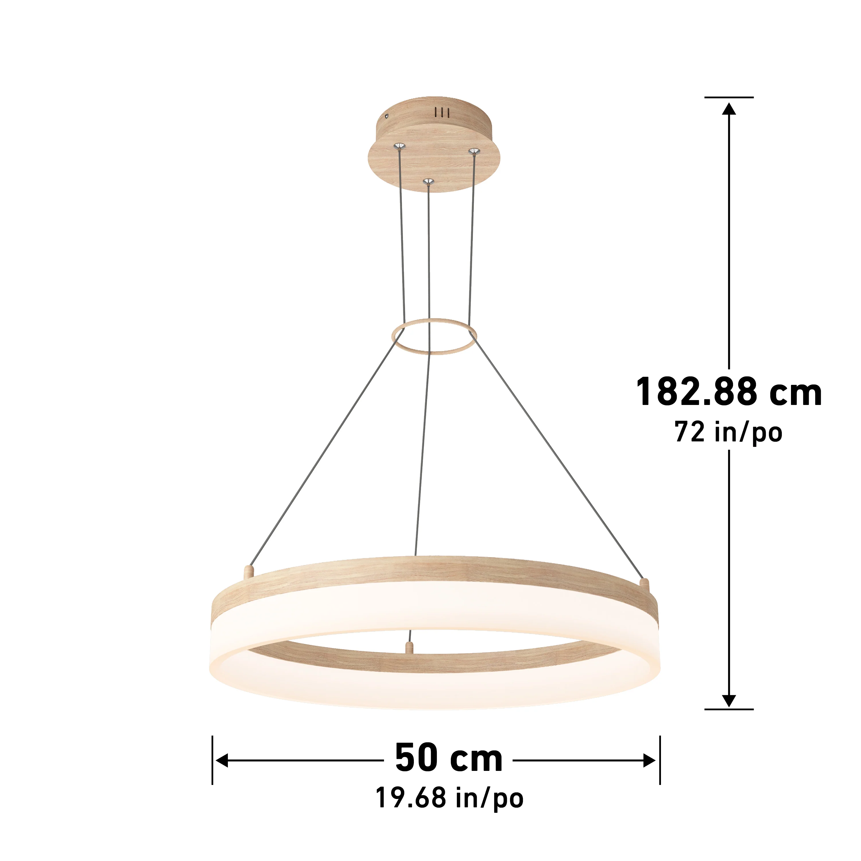 Optical LED pendant light 3 CCT - Image 32