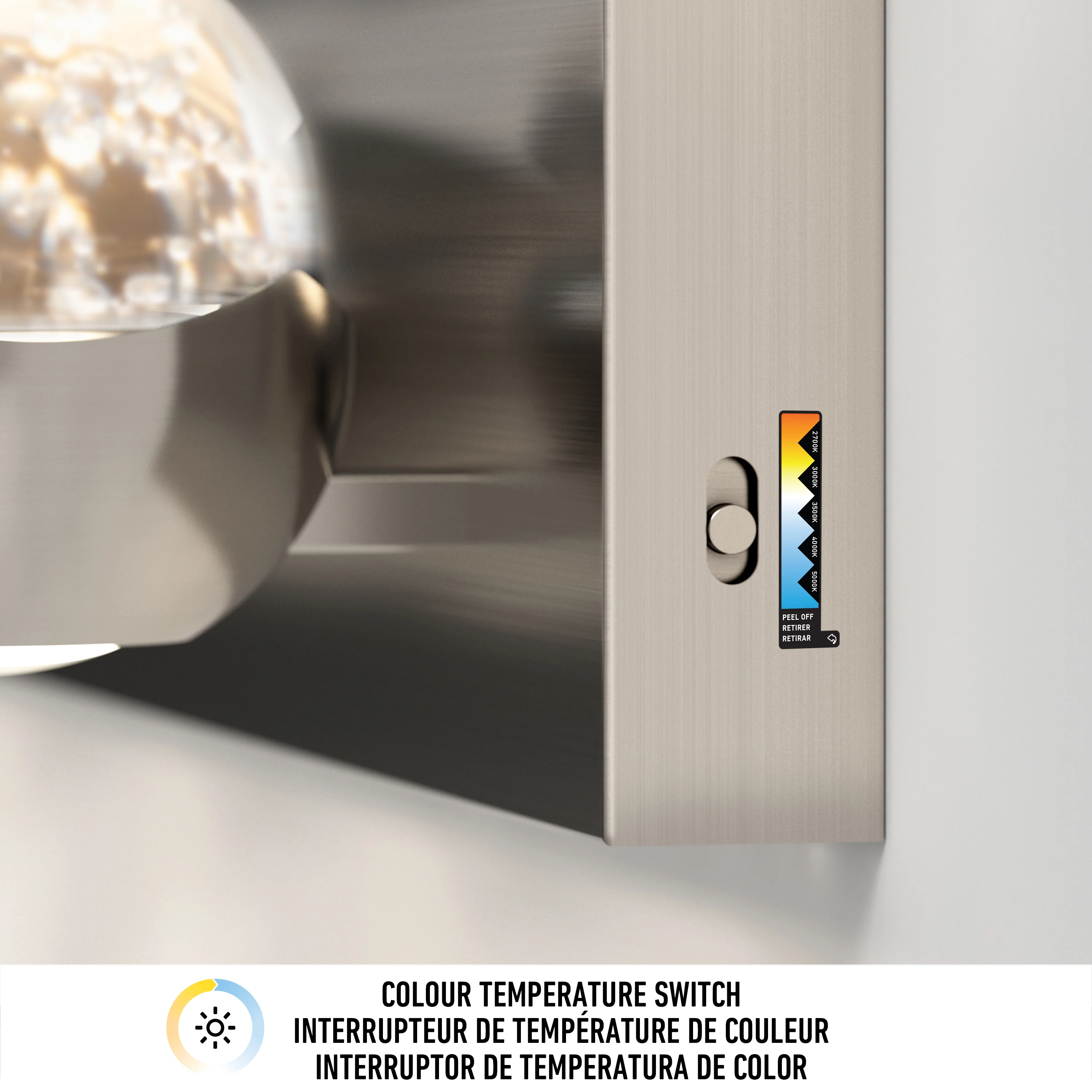 Oracle 4 light LED bathroom vanity light - Image 11