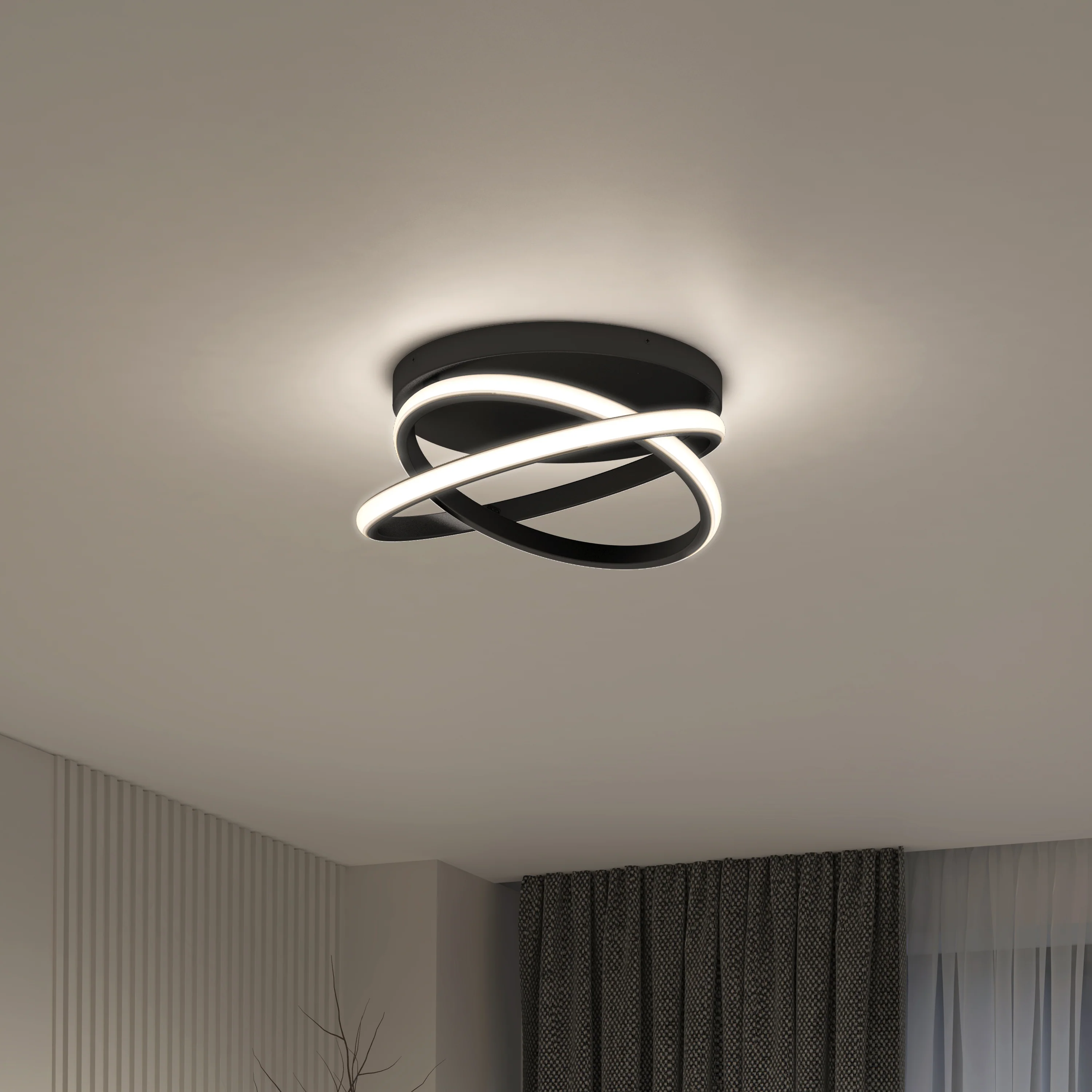 Orbia modern LED flush mount light 3 CCT - Image 10