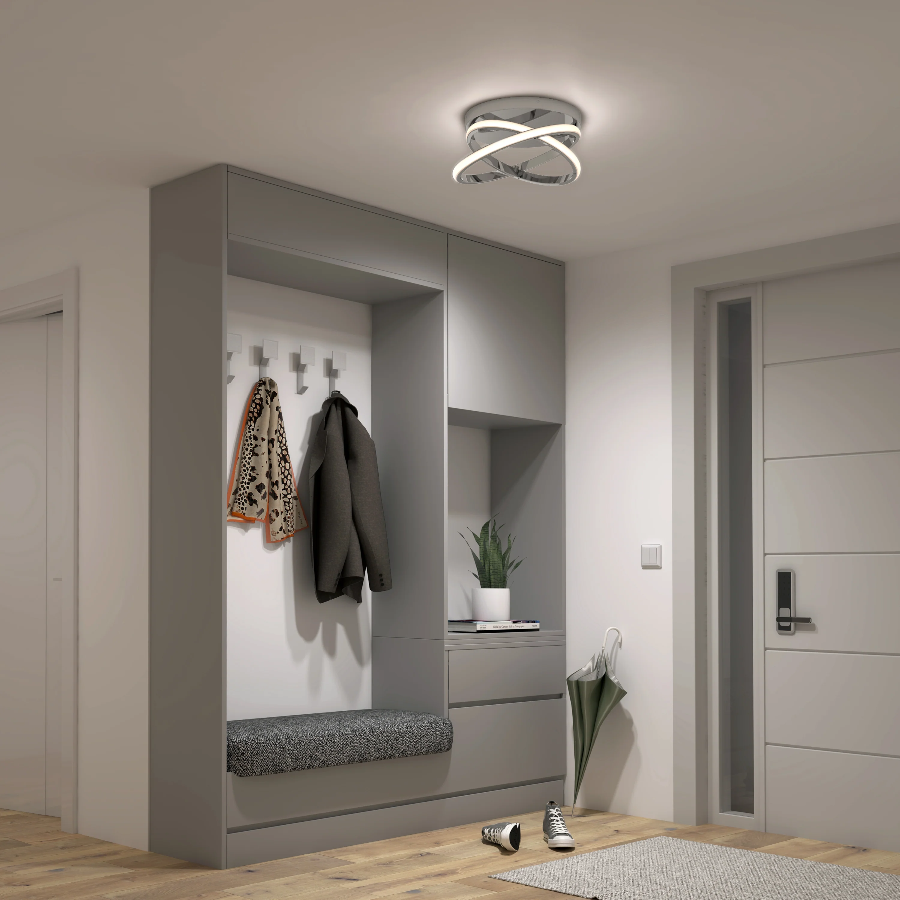 Orbia modern LED flush mount light 3 CCT - Image 15